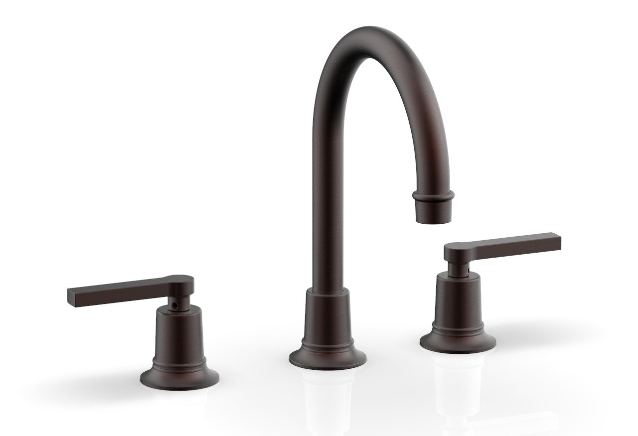 HEX MODERN Widespread Bathroom Faucet with Lever Handles - Model 501 04 - Perfect for Modern Bathroom Vanities and Powder Rooms