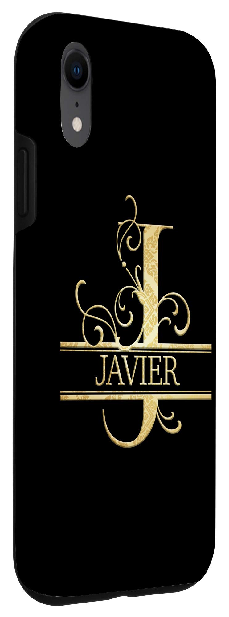 Premium iPhone XR Case - Golden Elegant Design with Custom 