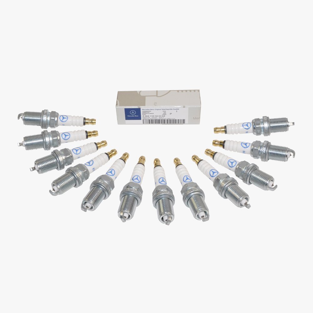 Genuine Mercedes-Benz Spark Plugs Set - OEM 0039403/0045003 (12 Pack) - Perfect for Engine Performance & Tune-Up in C-Class, E-Class, S-Class & More