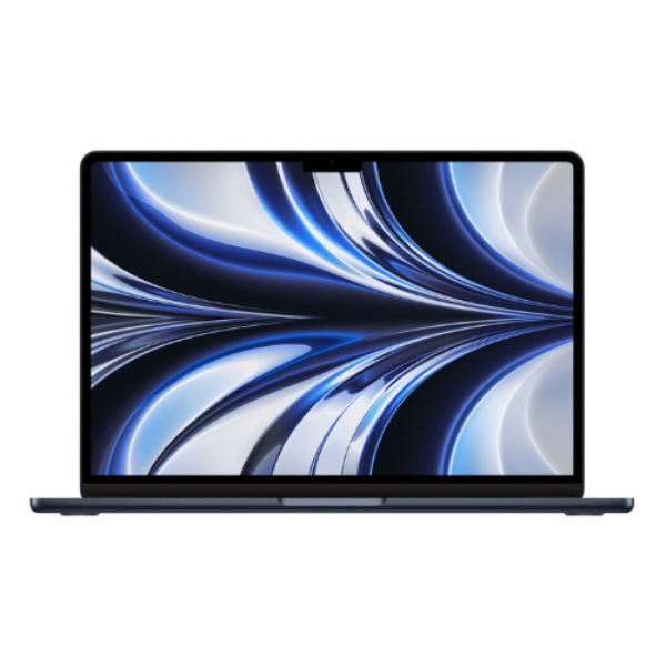 Apple MacBook Air M2 Chip 13-inch Laptop 256GB SSD 8GB RAM 8-Core CPU & GPU - Midnight (Mid 2022 Model) for Work, Study & Creative Projects