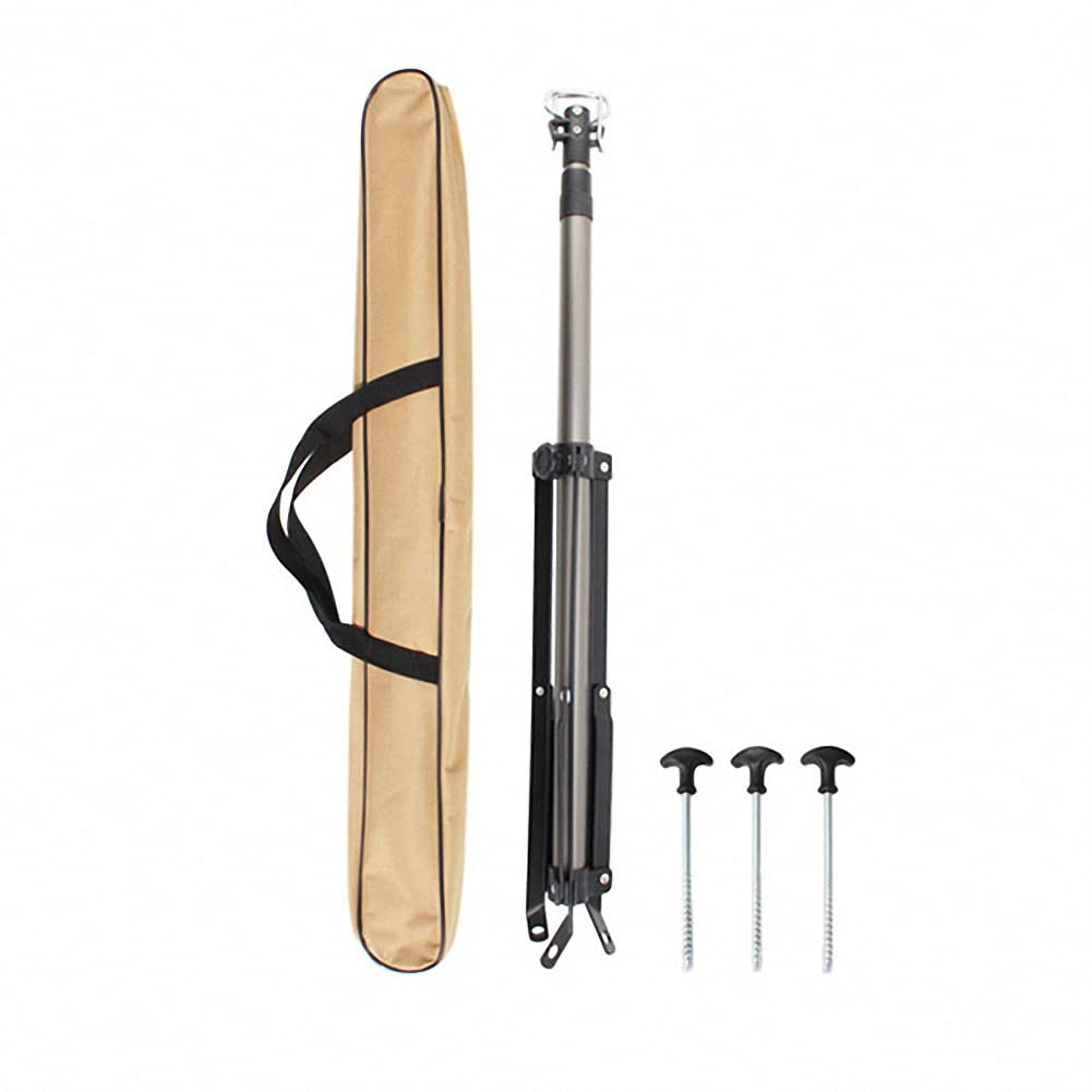 VGAGV Telescopic Lantern Stand - Adjustable Aluminum Alloy Tripod Light Holder for Camping, Hiking, Backpacking | Portable Outdoor Gear for Picnics, Fishing, BBQ & Night Activities