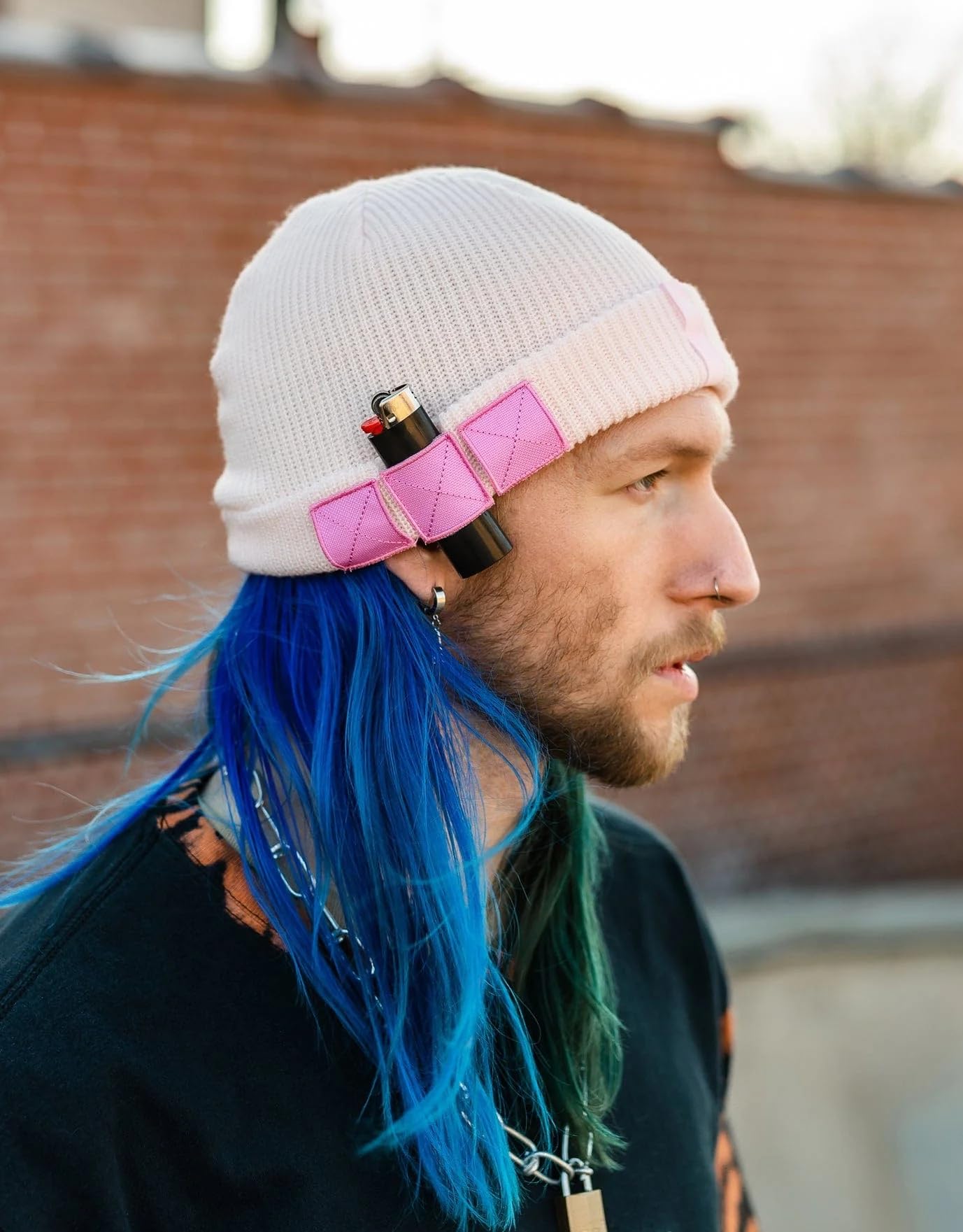 Tactical Beanie for Men & Women - Soft Pastel Powder Pink Winter Hat - Perfect for Outdoor Activities, Hiking, and Cold Weather