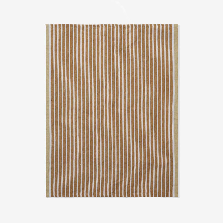 Ferm LIVING Hale Tea Towel - 100% Cotton Kitchen Towel for Drying Dishes, Hands & Cleaning - Soft & Absorbent Dish Towel for Kitchen, Bathroom & Home Decor