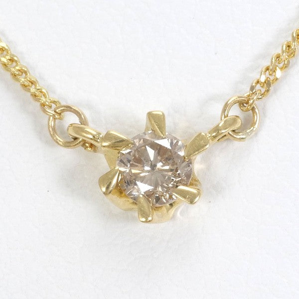18K Yellow Gold Brown Diamond Necklace for Women - Elegant & Luxurious Jewelry Gift for Anniversary, Birthday & Special Occasions