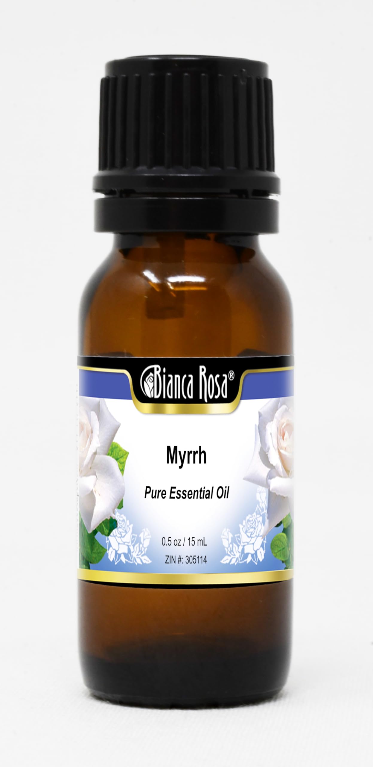 Pure Myrrh Essential Oil 0.50 oz (15ml) - 100% Natural Therapeutic Grade for Aromatherapy, Skin Care & Relaxation - ZIN: 305114 | Perfect for Diffusers, Massage & DIY Beauty Products