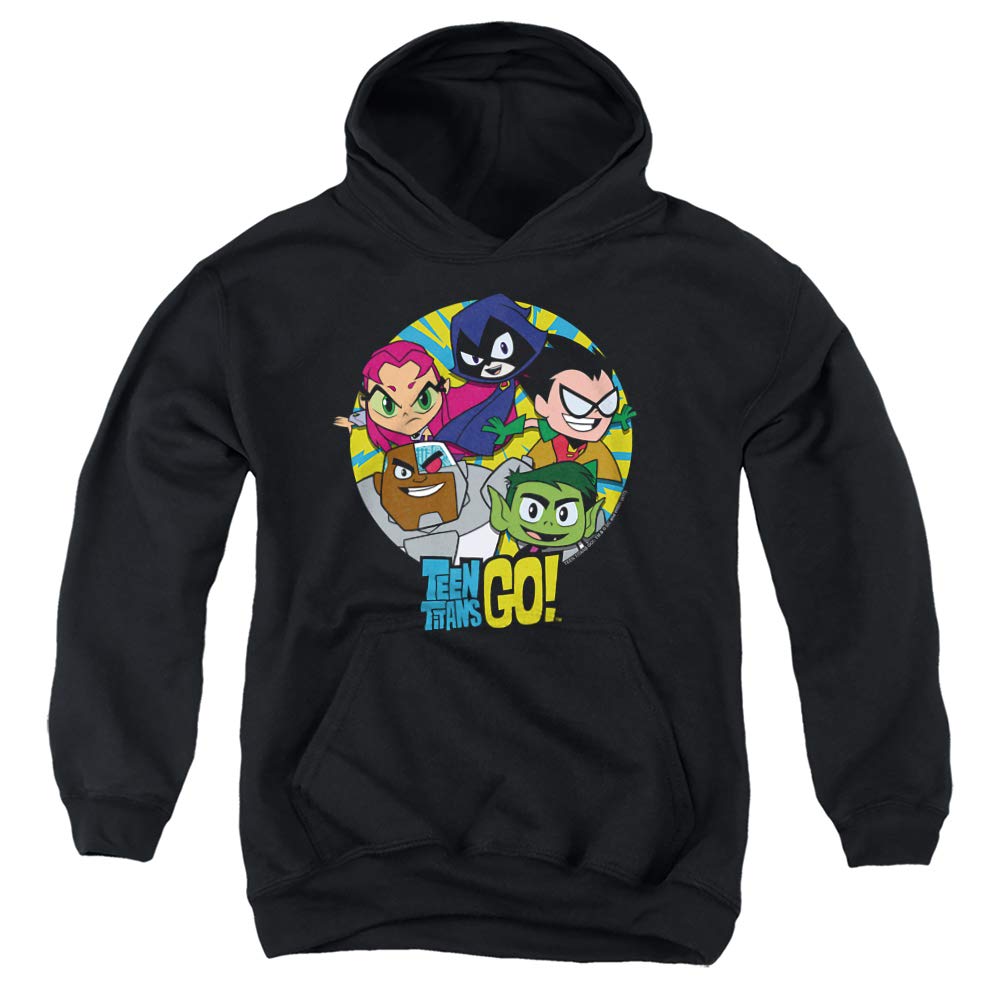 Teen Titans Go! Unisex Youth Pullover Hoodie - Soft & Comfortable for Kids & Teens - Perfect for School, Casual Wear & Superhero Fans