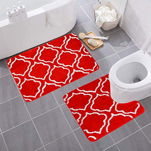 2 Piece Geometric [Red]