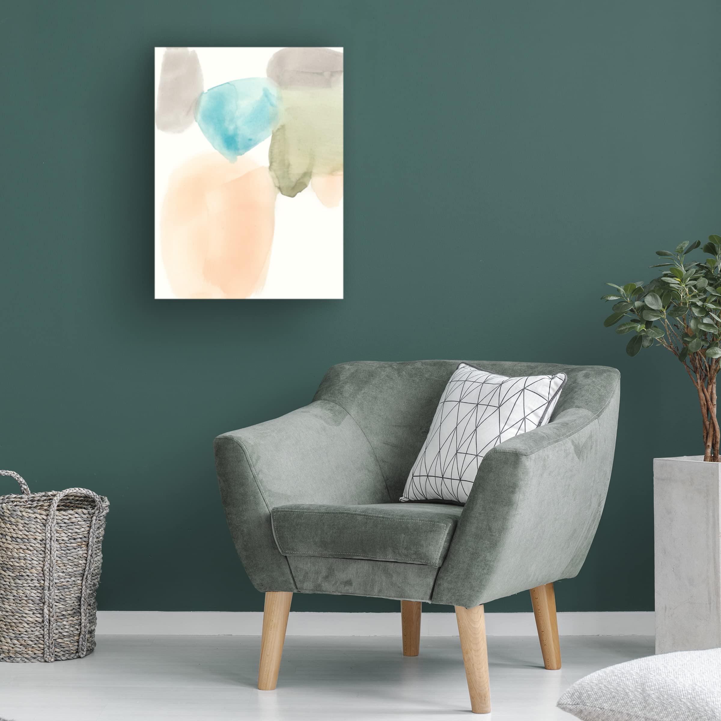 Jennifer Goldberger 'Soft Touch I' Canvas Art Print - Premium Trademark Fine Art for Home & Office Decor - Perfect for Living Room, Bedroom, or Gift