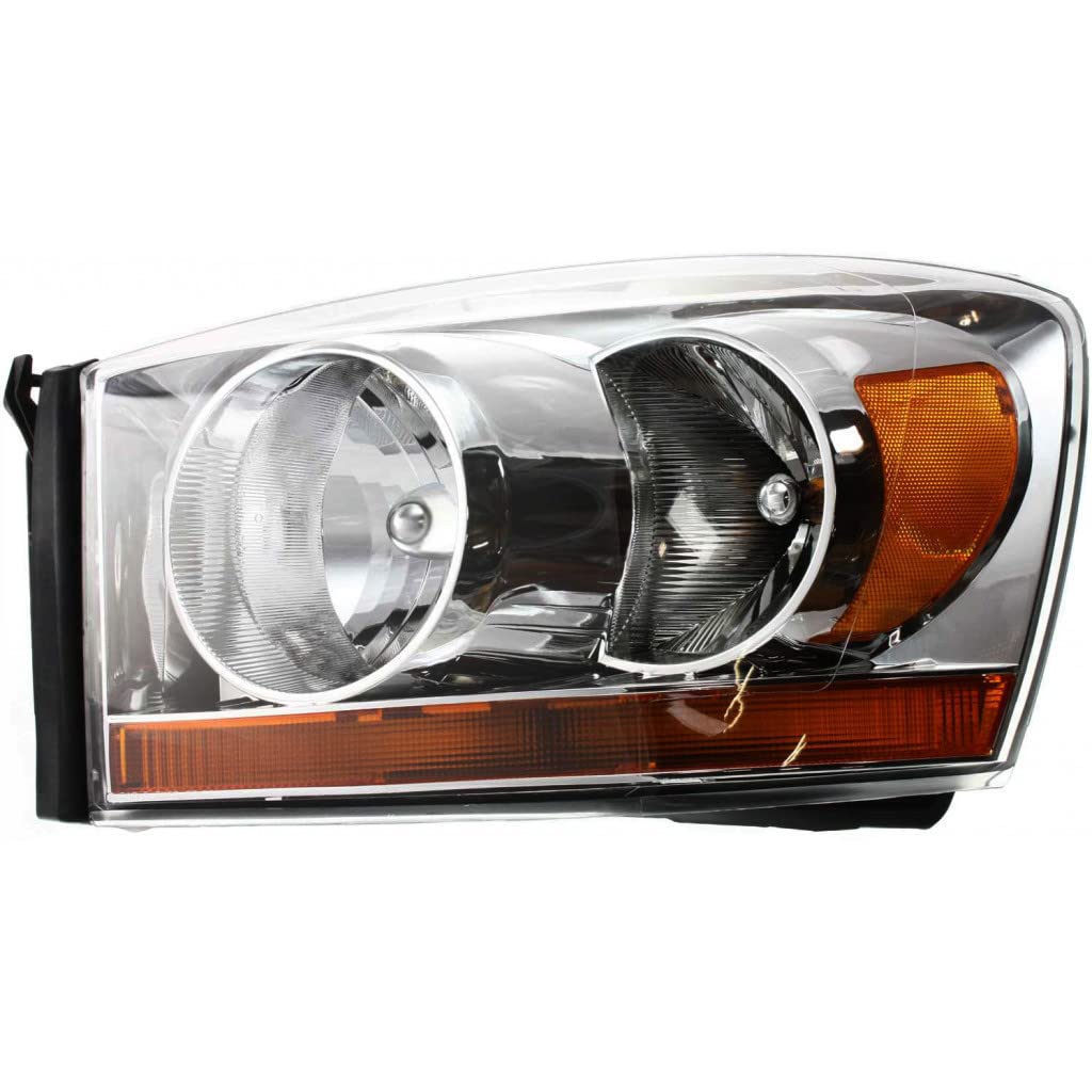 CarLights360: DOT Certified 2006 Dodge Ram 4000 Driver Side Headlight Assembly with Bulbs (CH2518114) - Perfect for Night Driving & Off-Road Adventures