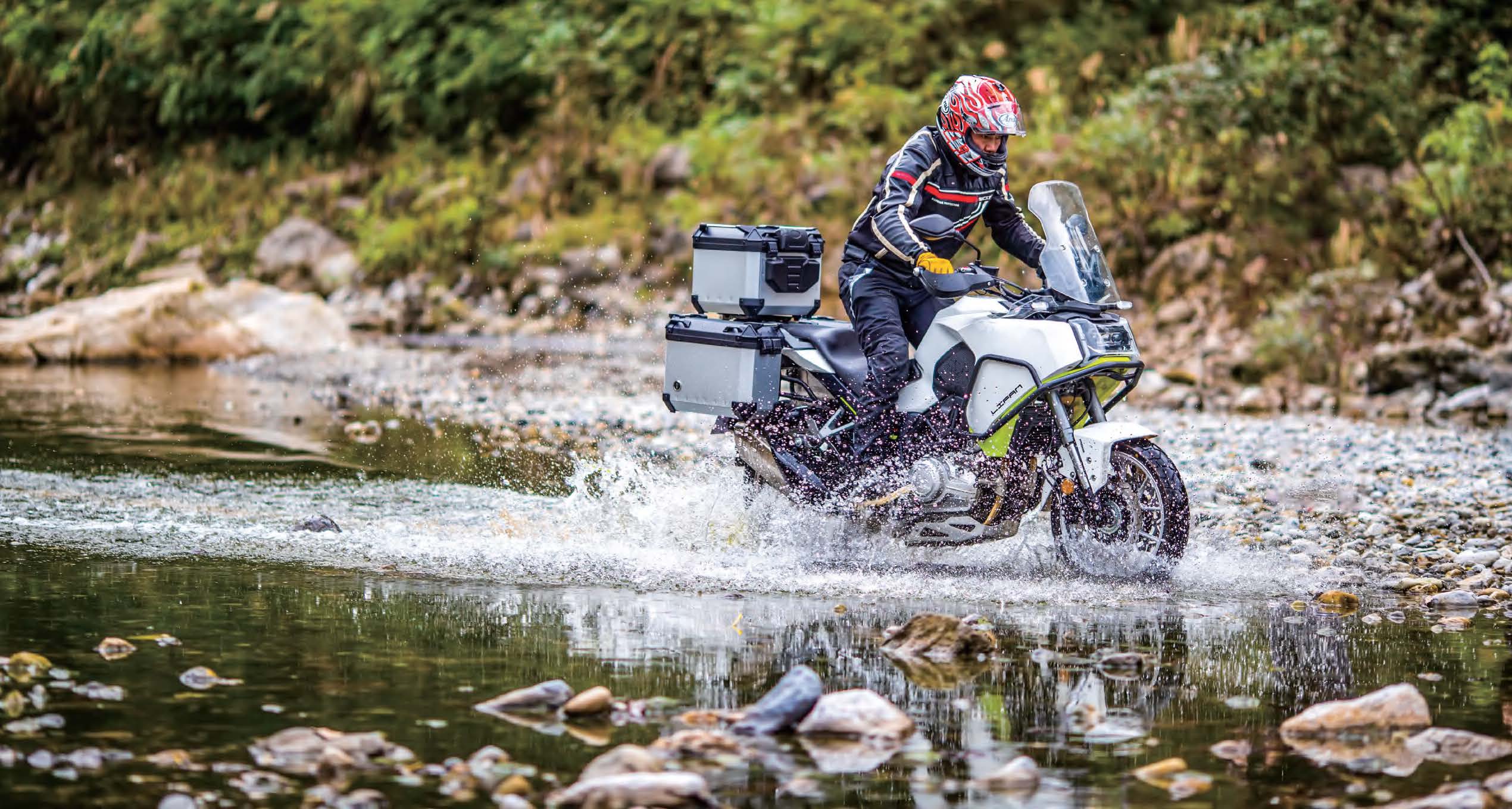 Lifan KPT 400 Adventure Motorcycle - 400cc Fuel Injected 6-Speed Off-Road Bike for Trail Riding & Long-Distance Touring
