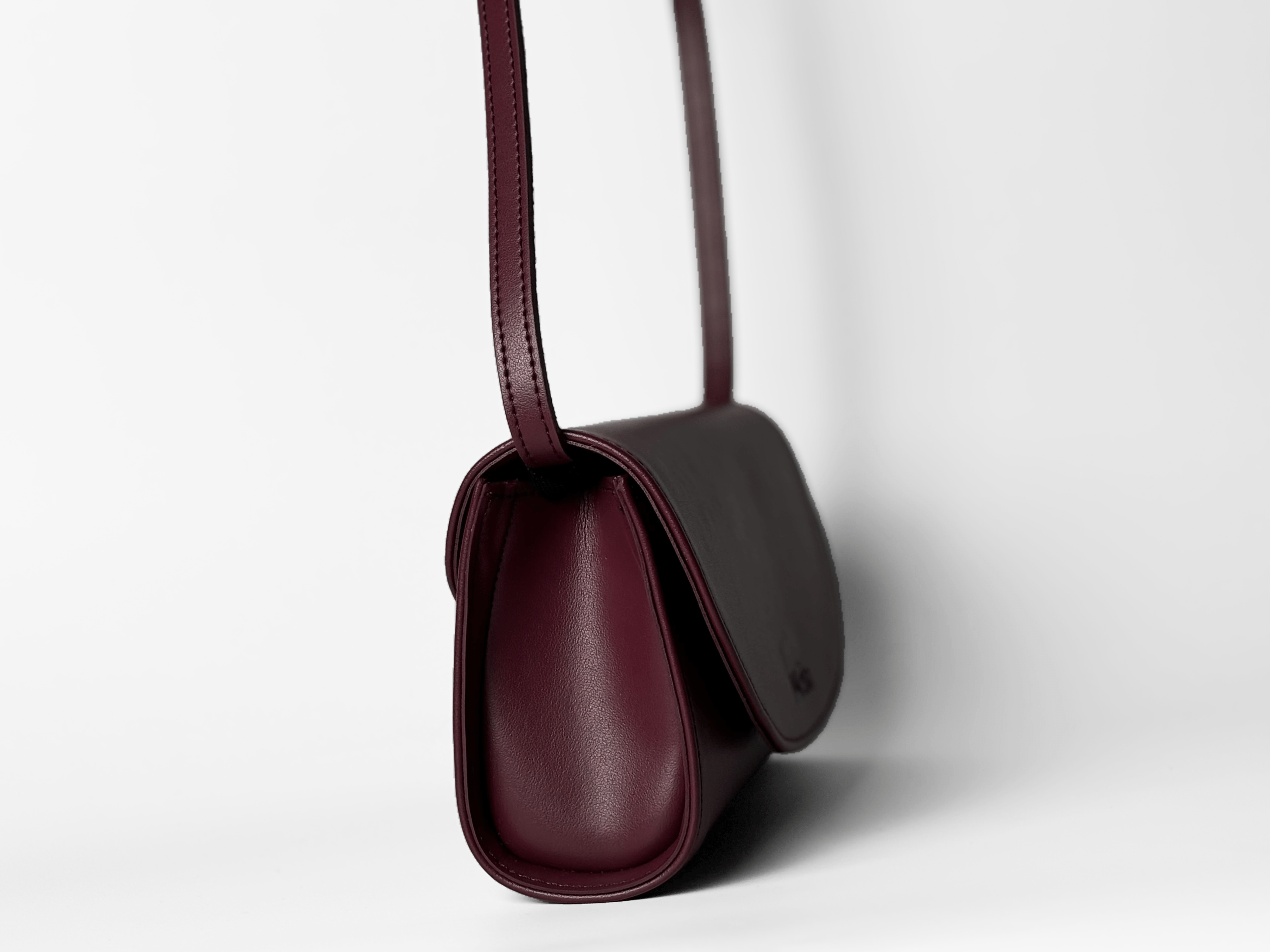 Vegan Leather Crossbody Bag for Women | Marlee Apple Deep Red | Stylish & Ethical Handbag for Everyday Use, Work, and Travel