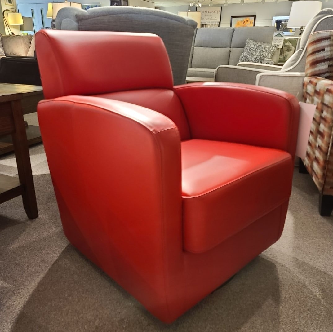 Premium Genuine Leather Swivel Glider Recliner Chair - 360° Rotation & Smooth Gliding Motion for Living Room, Nursery, or Office Relaxation