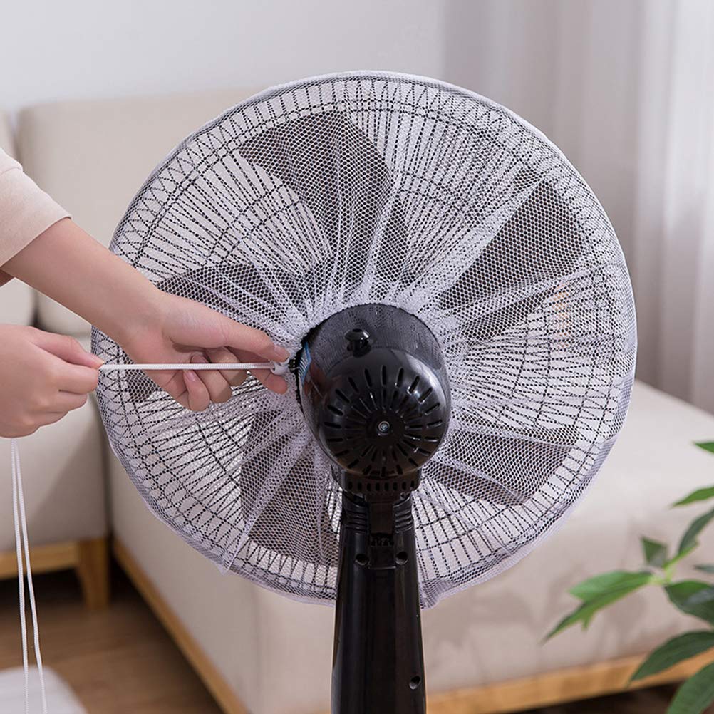 TOPINCN Baby Safety Fan Cover - Finger Protector Mesh Net for Electric Fans, Home & Office Dust Cover - Black - Perfect for Childproofing & Keeping Fans Clean