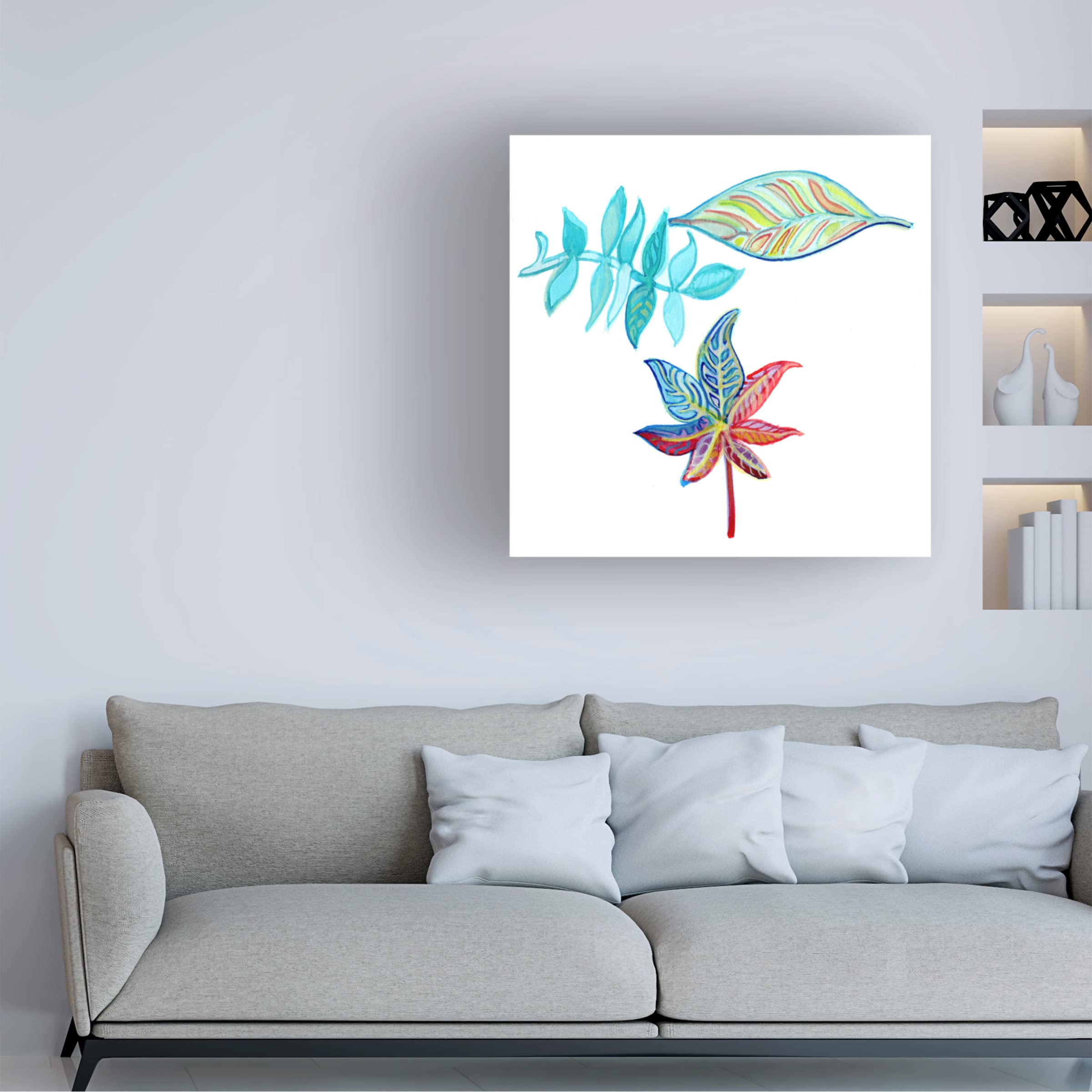 Trademark Fine Art 'Gabriola House No 2' Canvas Wall Art by Josh Byer - 35x35 Inches, Modern Home Decor for Living Room, Bedroom & Office