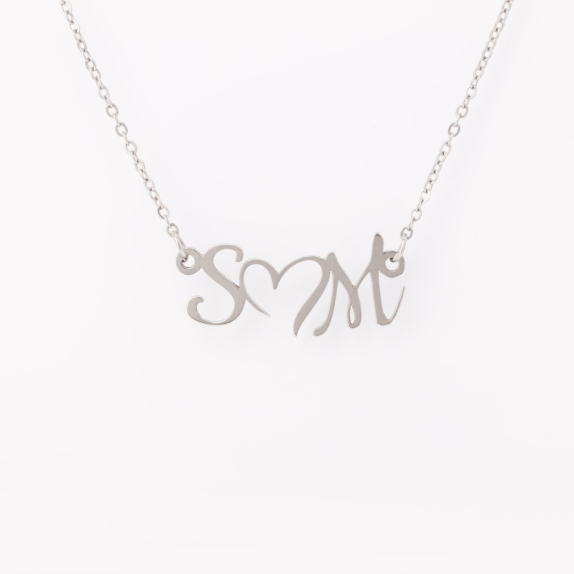 Personalized Couple Necklace for Her & Him - Romantic Anniversary & Wedding Gift for Couples - Perfect for Valentine's Day, Engagement & Special Occasions