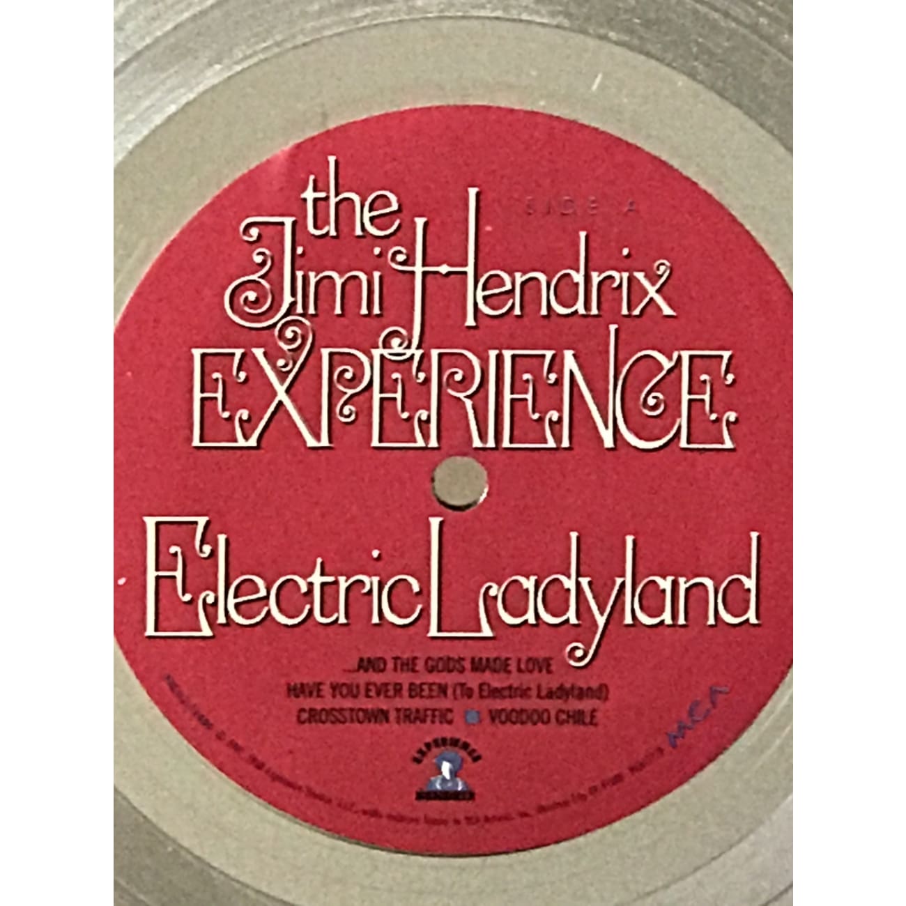 Jimi Hendrix Electric Ladyland RIAA Certified 2x Multi Platinum Award Vinyl Record - Perfect for Music Collectors & Classic Rock Fans