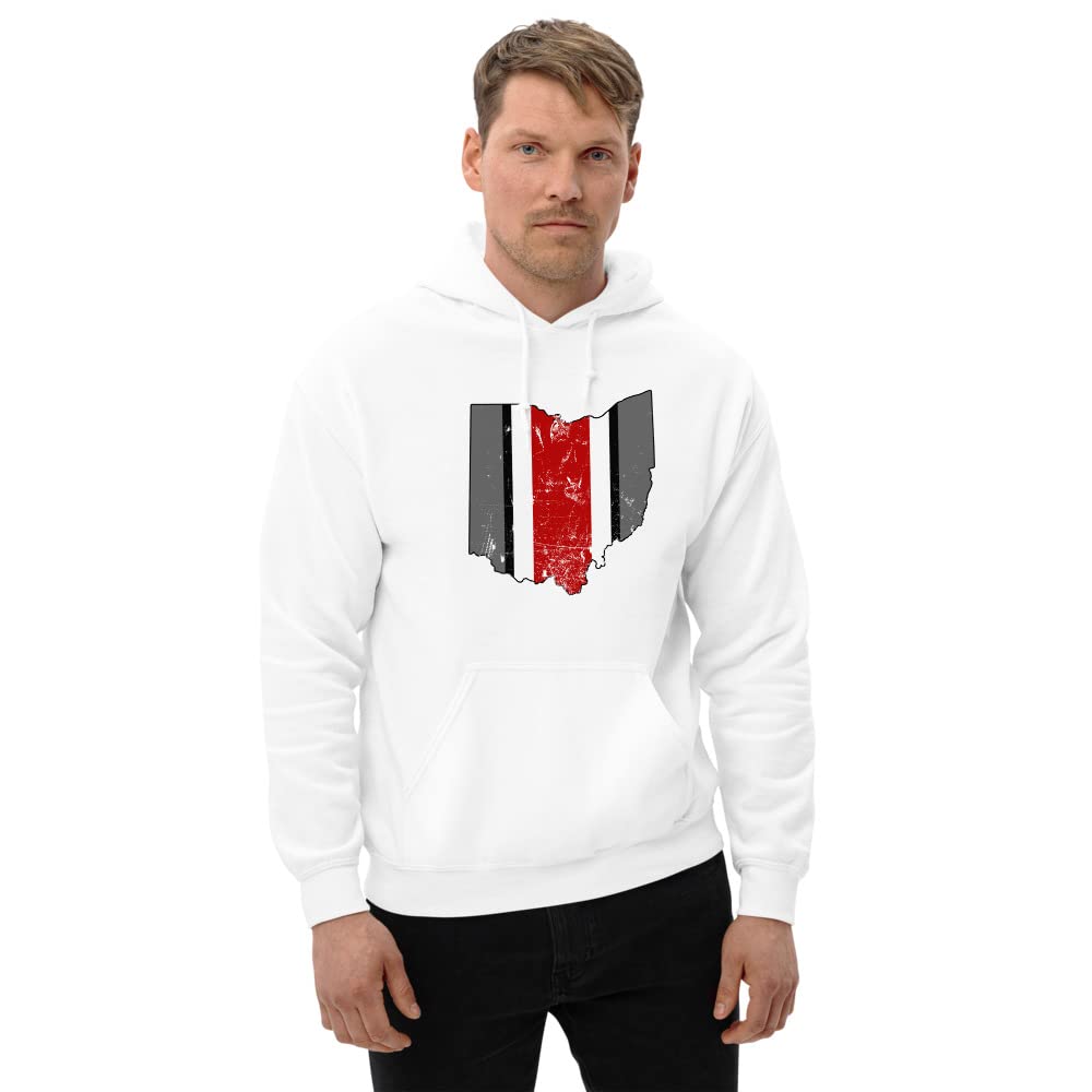 Vintage Ohio State Hoodie - Unisex Retro Graphic Pullover Sweatshirt | Perfect for College Fans, Gameday & Casual Wear