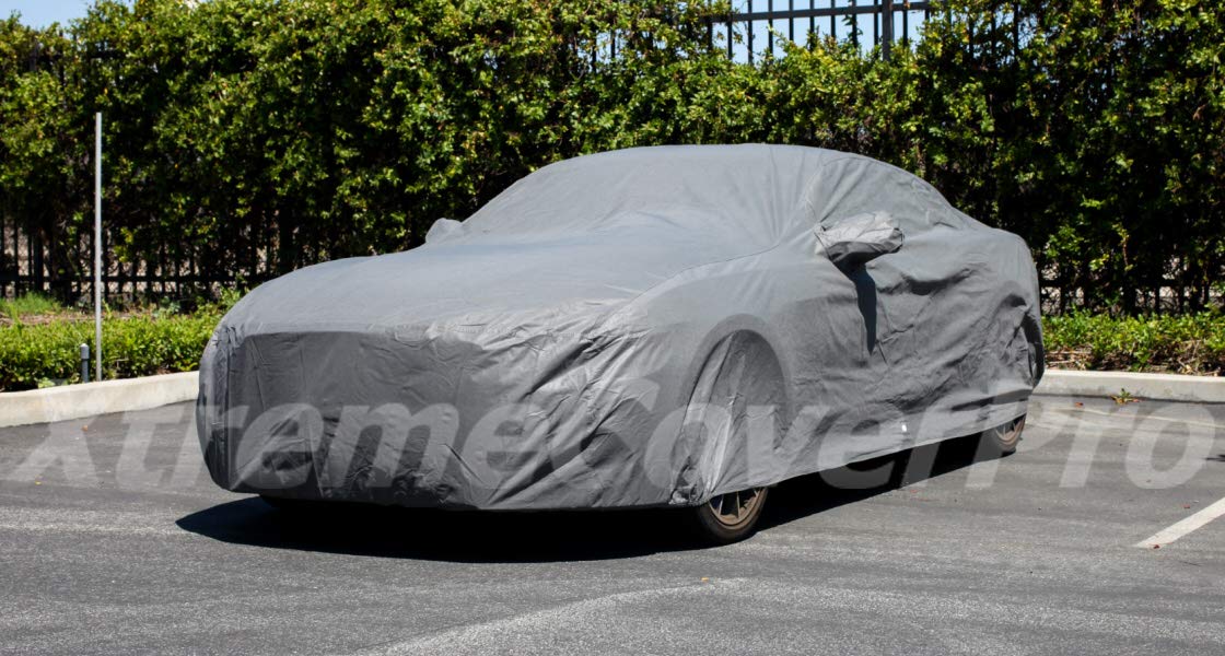 Premium Custom Fit Car Cover for Ford Mustang (2015-2023) - XTREMECOVERPRO Gold Series Grey - All-Weather Protection for Indoor/Outdoor Use, Dust & UV Resistant - Perfect for Garage Storage & Travel Protection