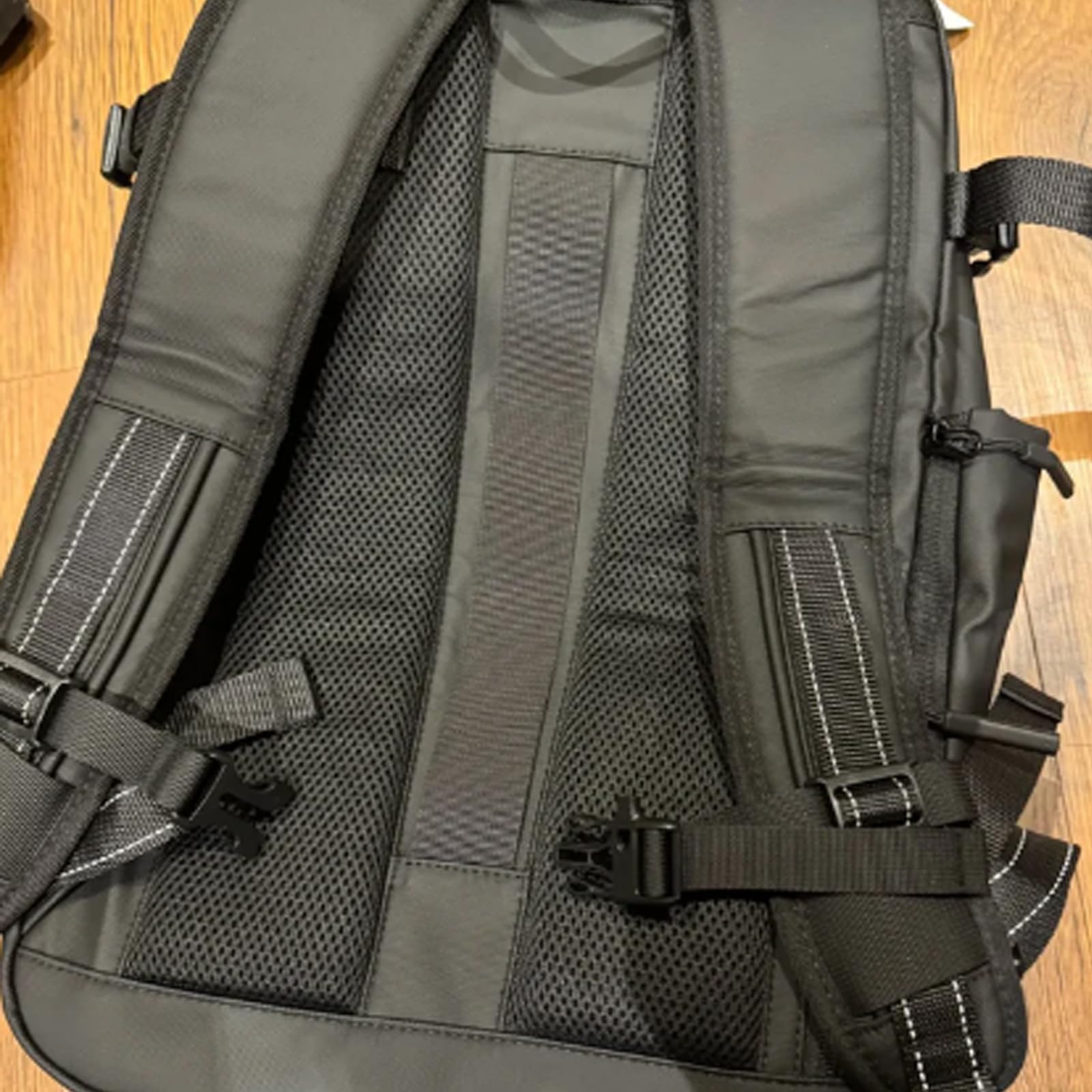 Backvac Expandable 60L Travel Backpack with Vacuum Compression - Black/Dark Grey - Perfect for Camping, Hiking & Air Travel