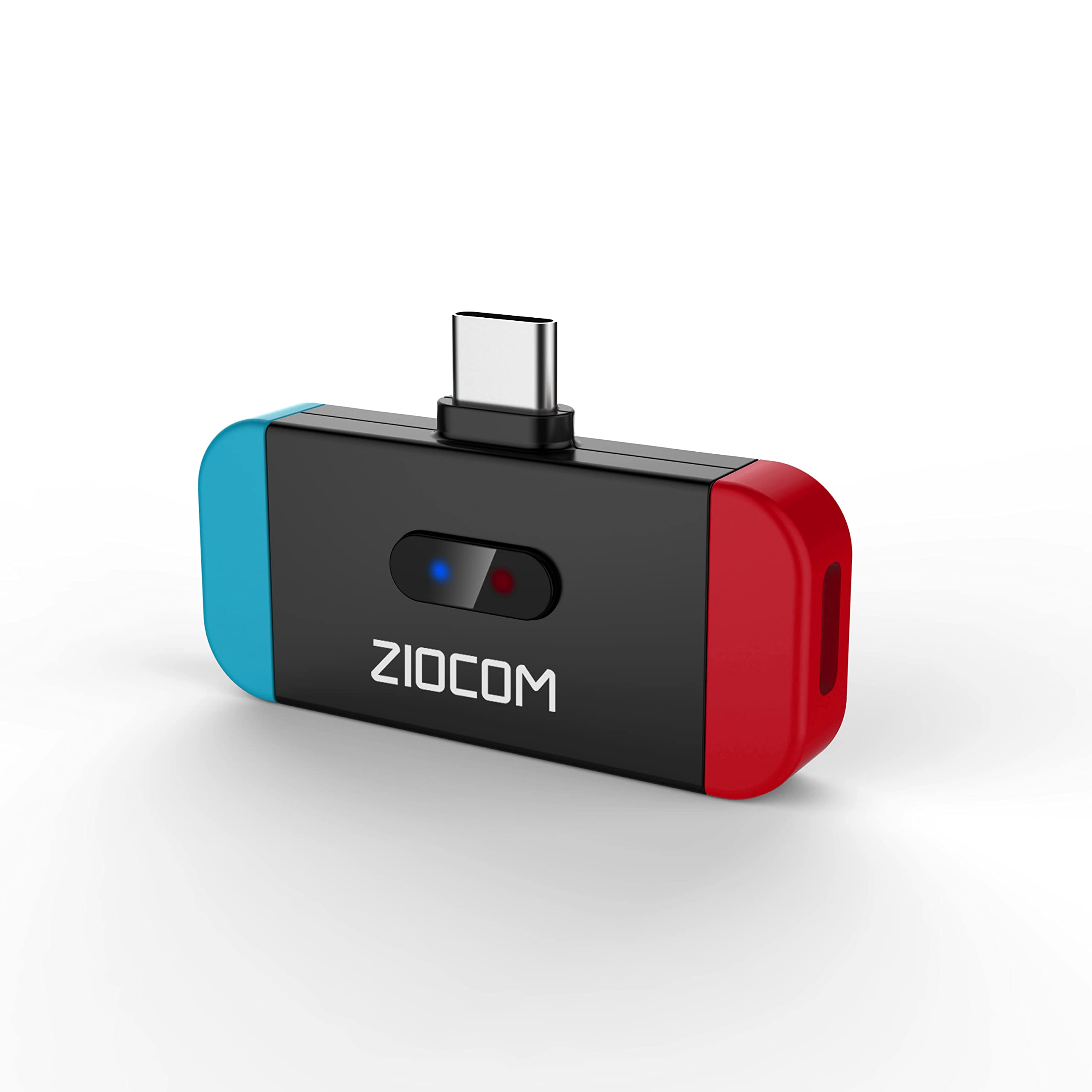 ZIOCOM Wireless Bluetooth Adapter for PS4 PS5 Nintendo Switch - Bluetooth Audio Transmitter with Type C to USB A Cable - Compatible with AirPods, Bose, Sony & Bluetooth Headphones - Perfect for Gaming, TV & Home Theater Systems