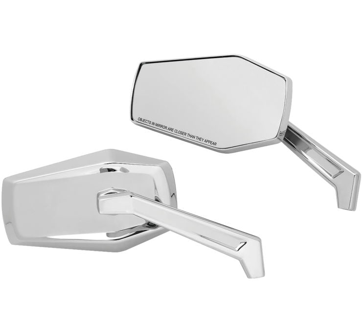 Hexagonal Wall Mirror Set - Chrome Finish Modern Decor for Living Room, Bedroom, or Bathroom | Stylish Geometric Home Accent for Interior Design
