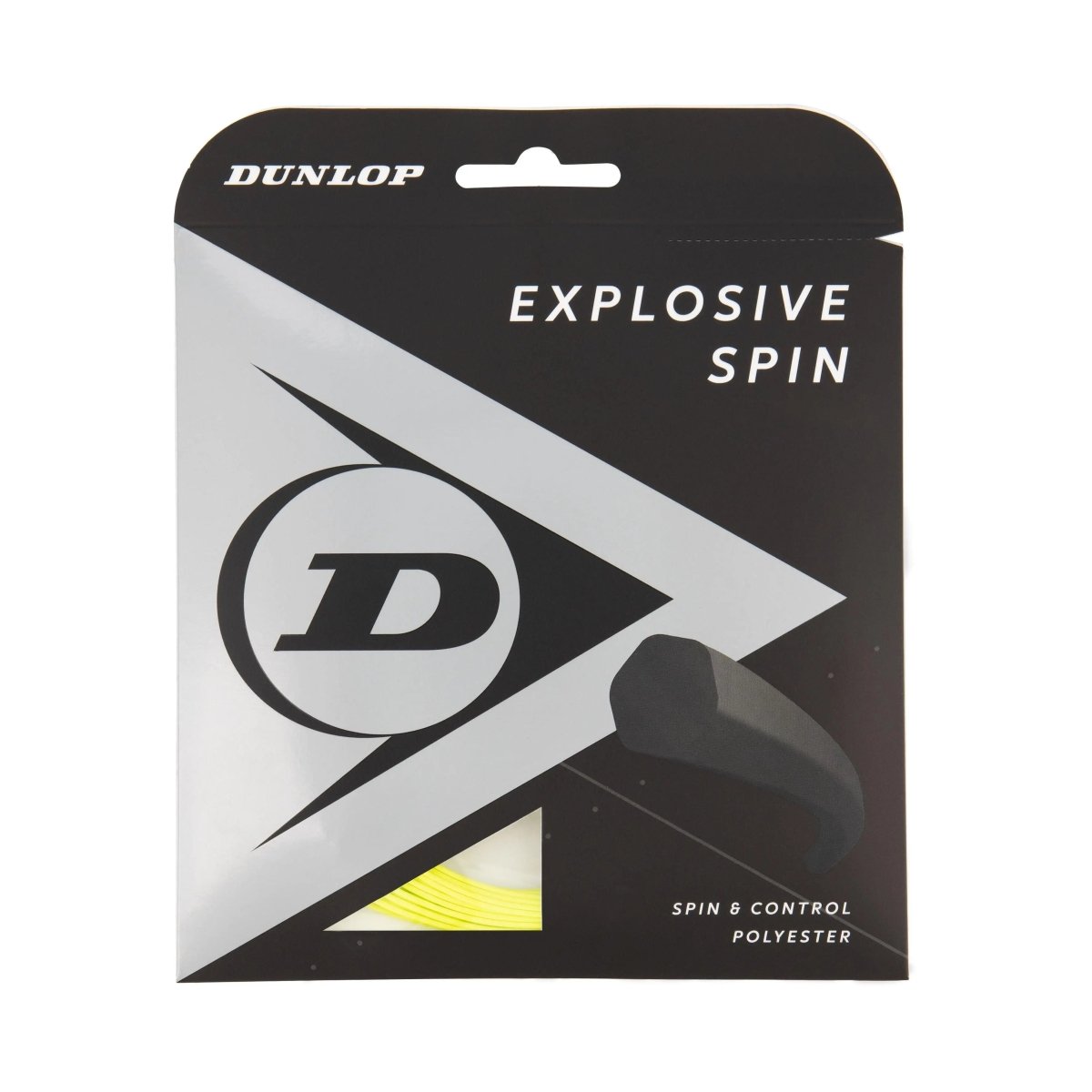 Dunlop Explosive Spin 17 Tennis String - High Performance Polyester String for Power & Control - Perfect for Competitive Play & Tournament Matches