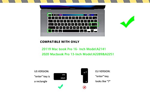 Ultra Thin Korean Silicone Keyboard Cover for MacBook Pro 13