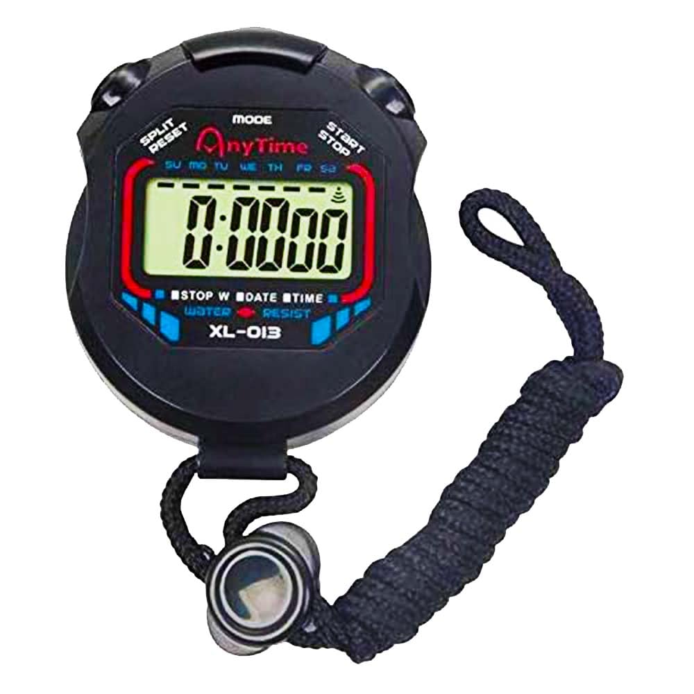 Portable Digital Sports Stopwatch - Mini Waterproof Chronograph Timer for Referees, Coaches & Athletes - Perfect for Training, Games & Outdoor Activities