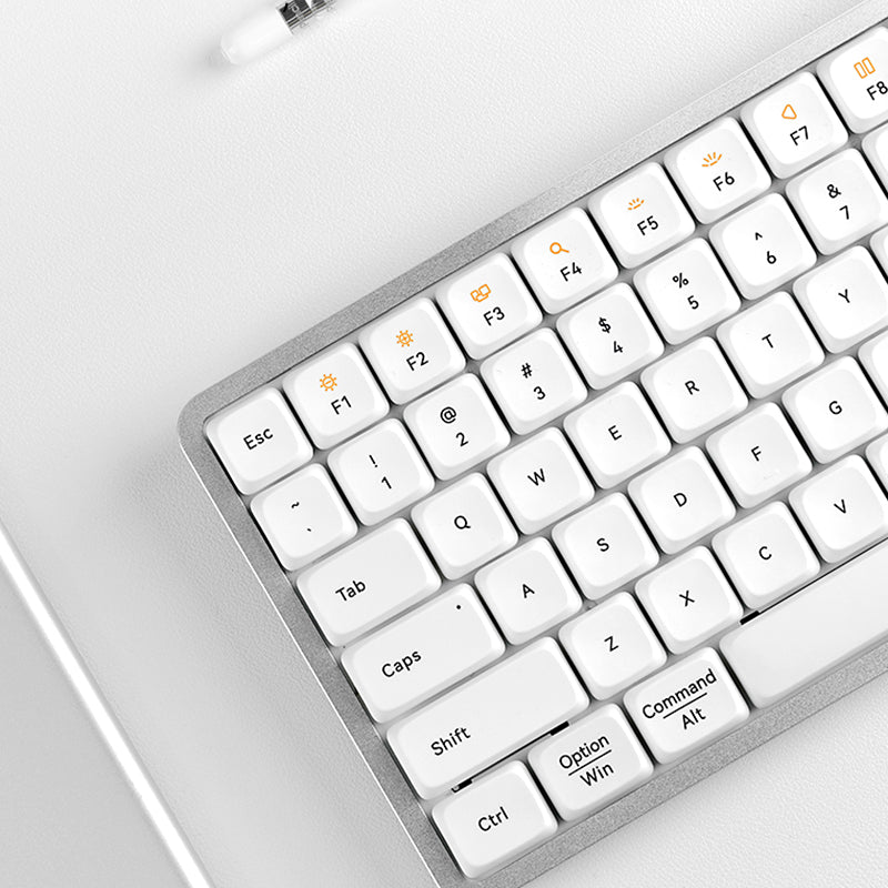 Lofree Flow Low Profile Aluminum Mechanical Keyboard - Ultra Smooth Typing Experience for Gaming, Office & Programming