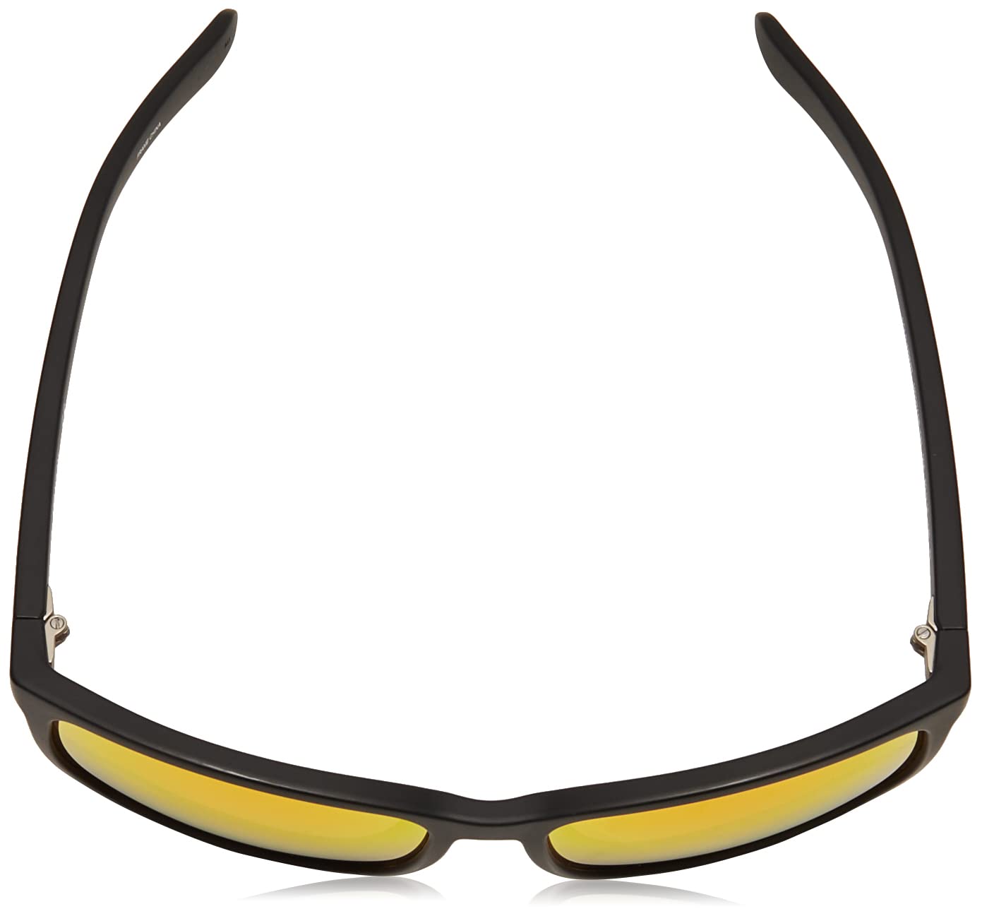 Dragon Men's Montage Square Sunglasses - Matte Black/Orange Ion Polarized Lenses - 60mm UV Protection - Stylish Outdoor, Driving & Fashion Accessory