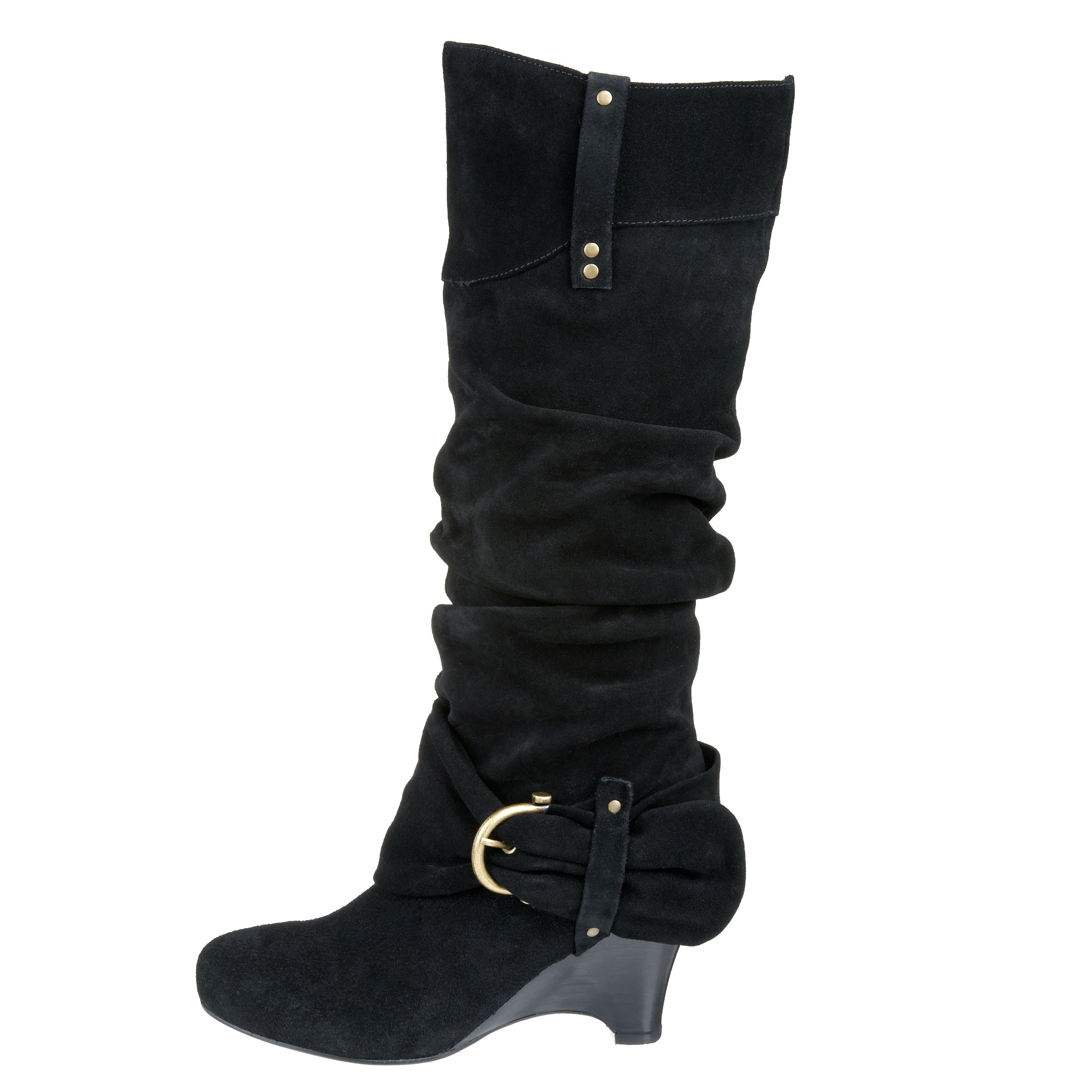 Naughty Monkey Women's Rounded Up Suede Boots - Stylish Ankle Booties for Fall & Winter | Casual Outfits, Date Nights & Office Wear