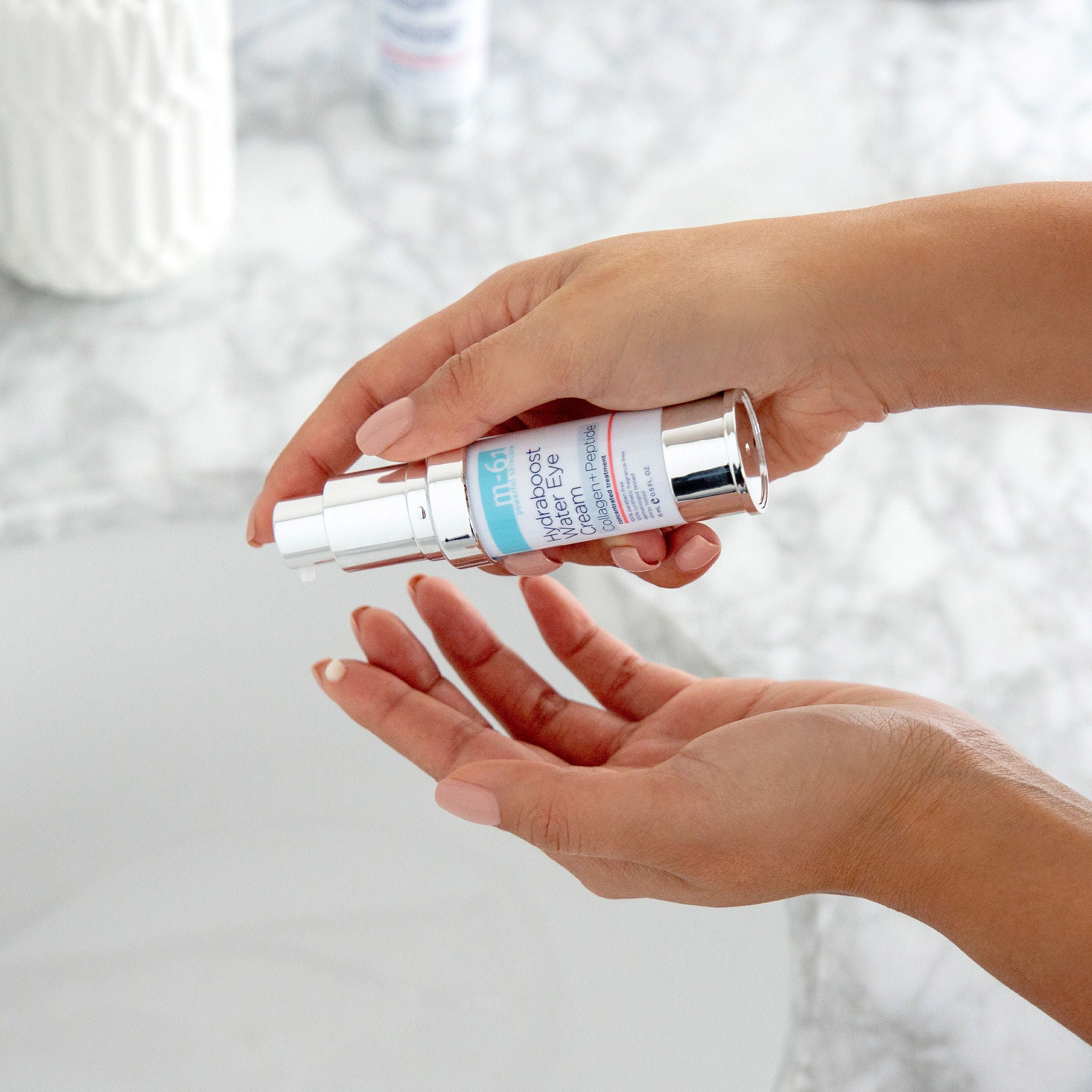 Hydraboost Collagen + Peptide Eye Cream for Dark Circles & Wrinkles - Hydrating Under Eye Treatment for Puffiness & Fine Lines - Perfect for Night & Day Use