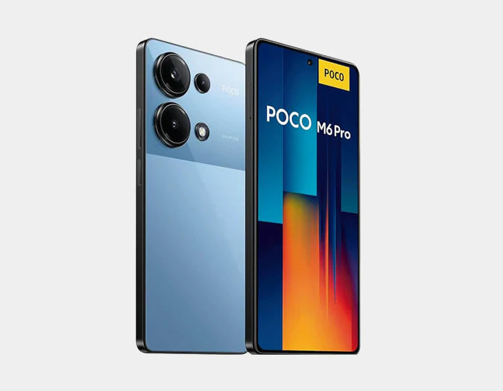 Xiaomi Poco M6 Pro 4G Smartphone - 512GB ROM 12GB RAM Dual SIM GSM Unlocked (Blue) - Perfect for Gaming, Streaming & Multitasking