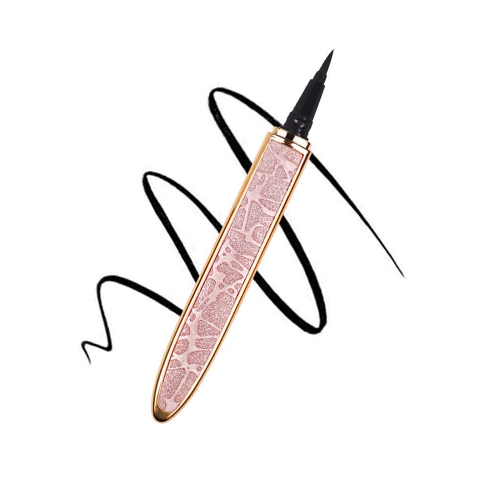 **Agaze Line N Lash Quick-Drying Liquid Eyeliner Pen – Self-Adhesive 2-in-1 Lash Glue & Eyeliner, Waterproof & Smudge-Proof for Long-Lasting Wear – Perfect for Everyday Makeup & Special Occasions (Dark Black)**