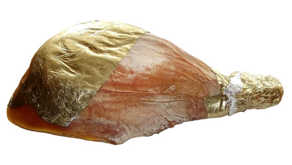 Premium Serrano Ham with Bone - 10 Months Aged, Approx. 7kg with Stand - Perfect for Charcuterie Boards, Spanish Tapas & Gourmet Gifts