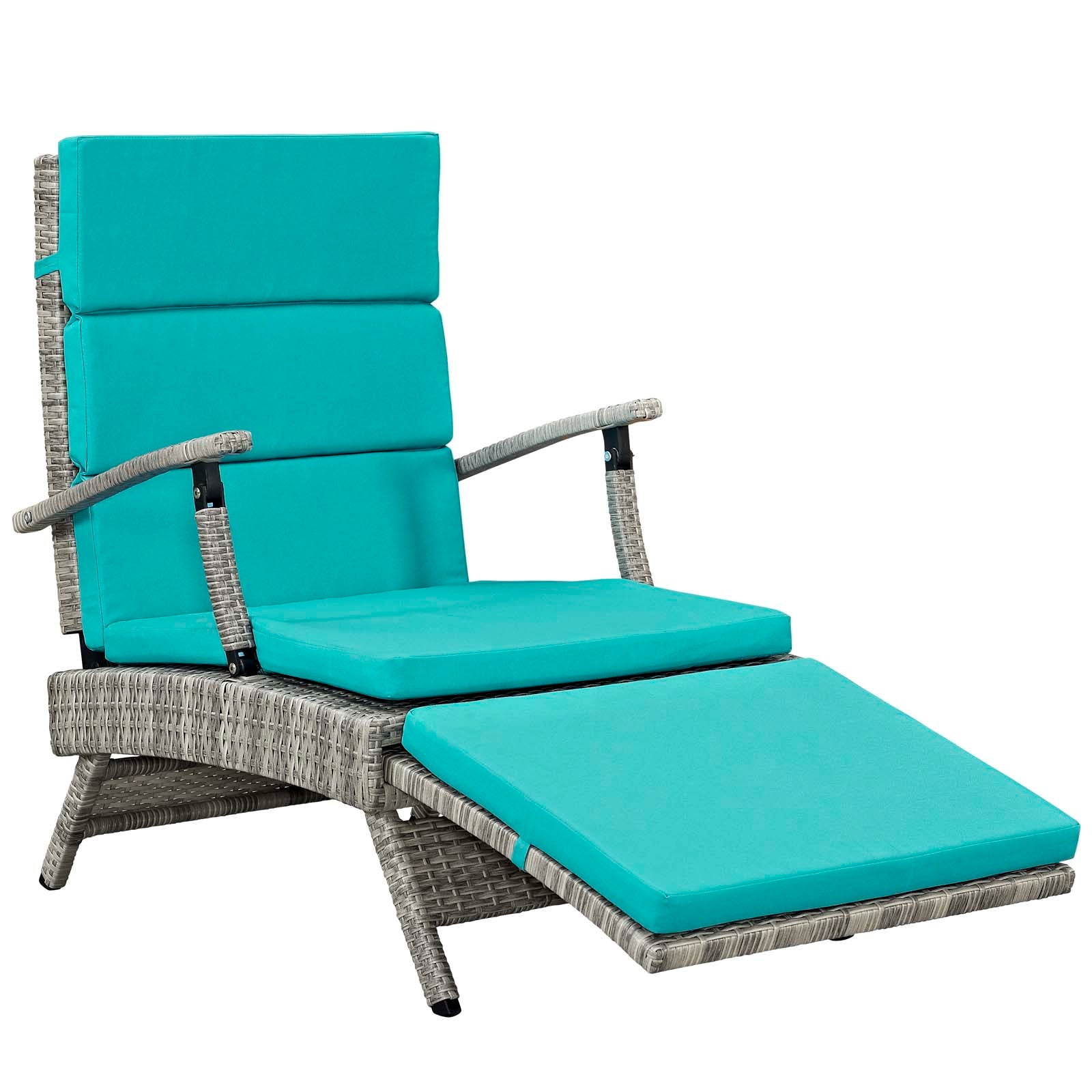 Envisage Chaise Lounge Chair - Outdoor Patio Wicker Rattan Furniture for Poolside, Garden & Backyard Relaxation