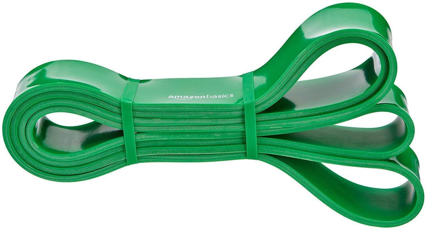 Amazon Basics Resistance Pull Up Band - Heavy Duty Exercise Bands for Strength Training, Stretching & Physical Therapy - Perfect for Home Gym, Yoga & Fitness Workouts