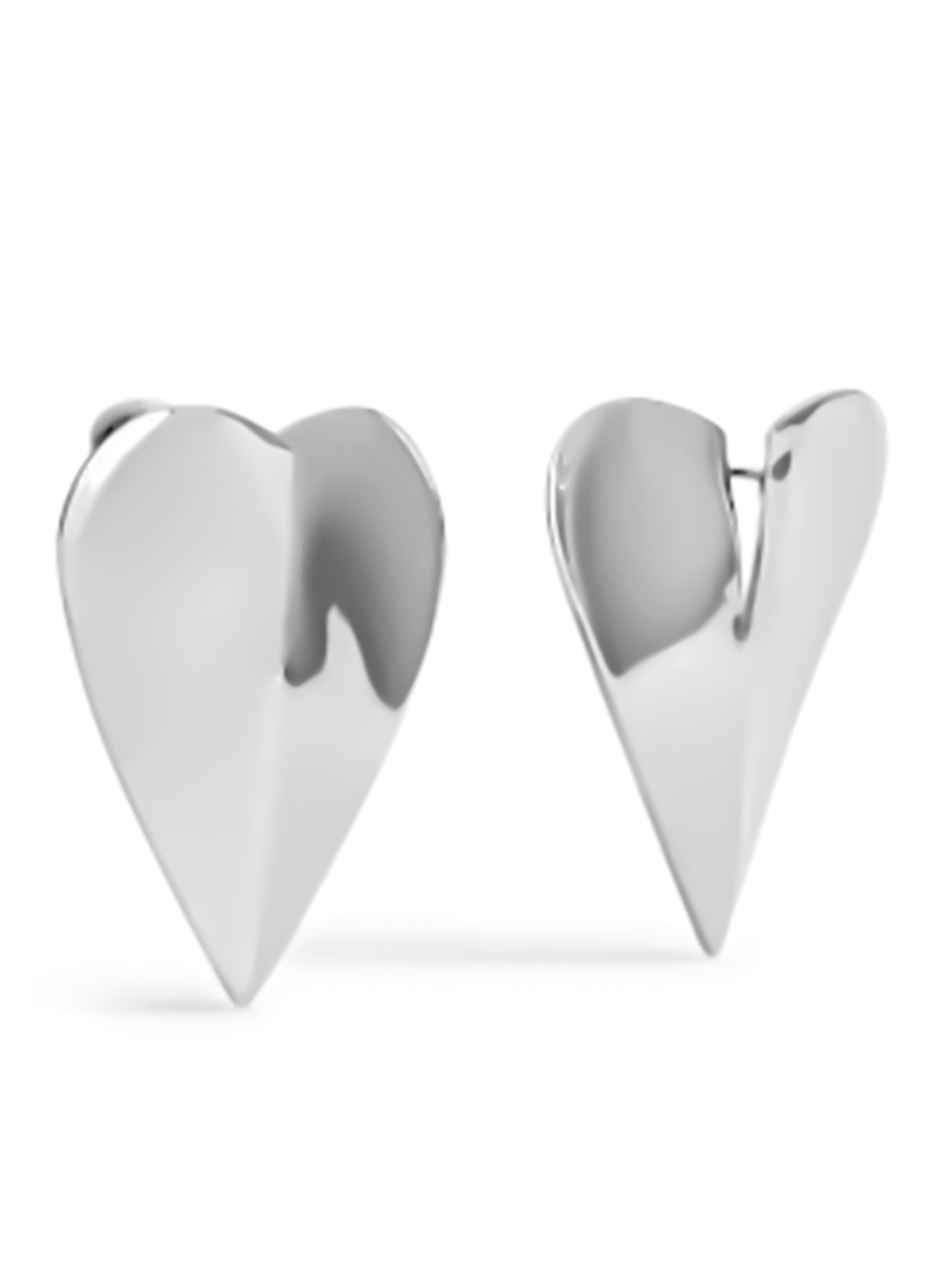 LE CŒUR TORN EARRINGS - Elegant Heart-Shaped Tear Drop Earrings for Women, Sterling Silver Dangle Earrings, Perfect for Date Night, Wedding & Special Occasions
