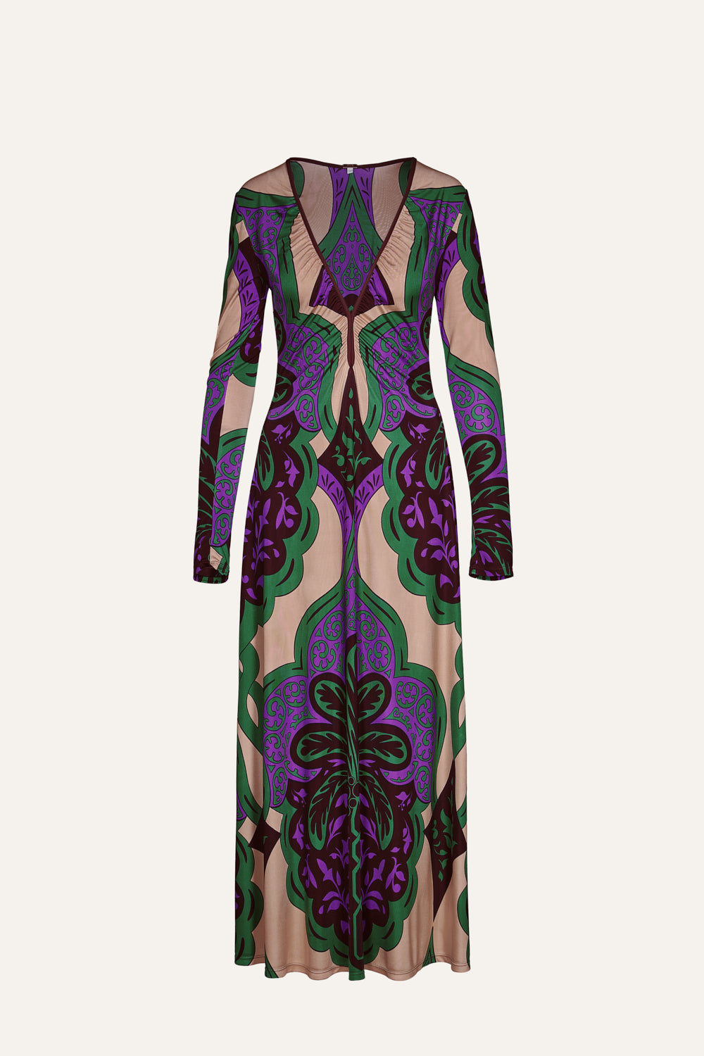 Glazed Illusion Dress - Elegant Women's Party Gown with Shimmering Finish | Perfect for Evening Events, Weddings & Special Occasions