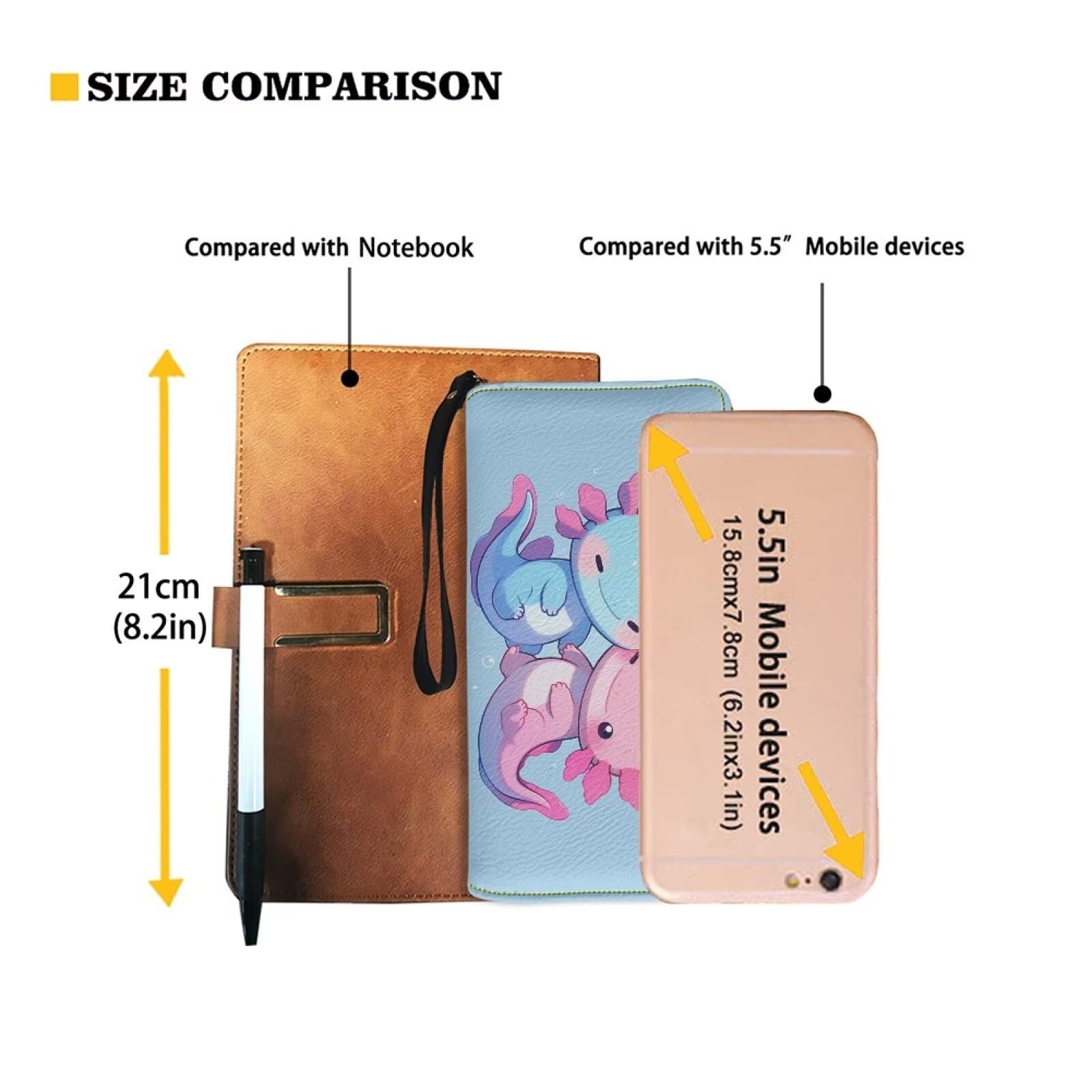 Stylish Sunflower Wallet for Women - Zipper Closure Long Purse & Travel Clutch Bag | Perfect for Everyday Use, Shopping, and Travel Accessories