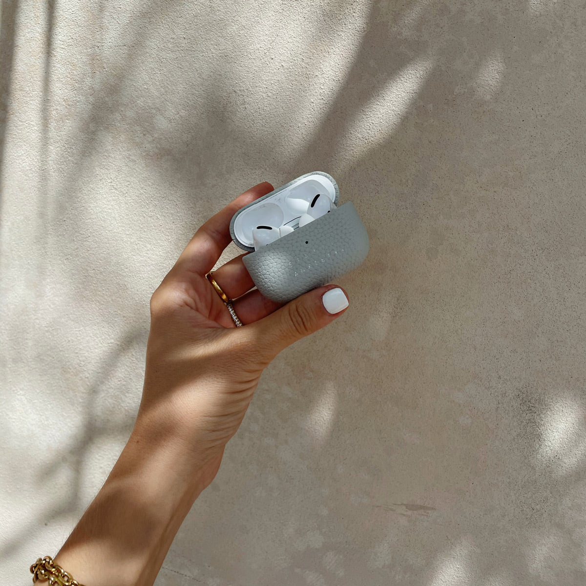 Miracle Worker AirPods Case Light Grey - Protective Cover for Apple AirPods 1/2/3 & Pro - Durable Shockproof Design for Everyday Use | Perfect for Gym, Travel & Outdoor Activities