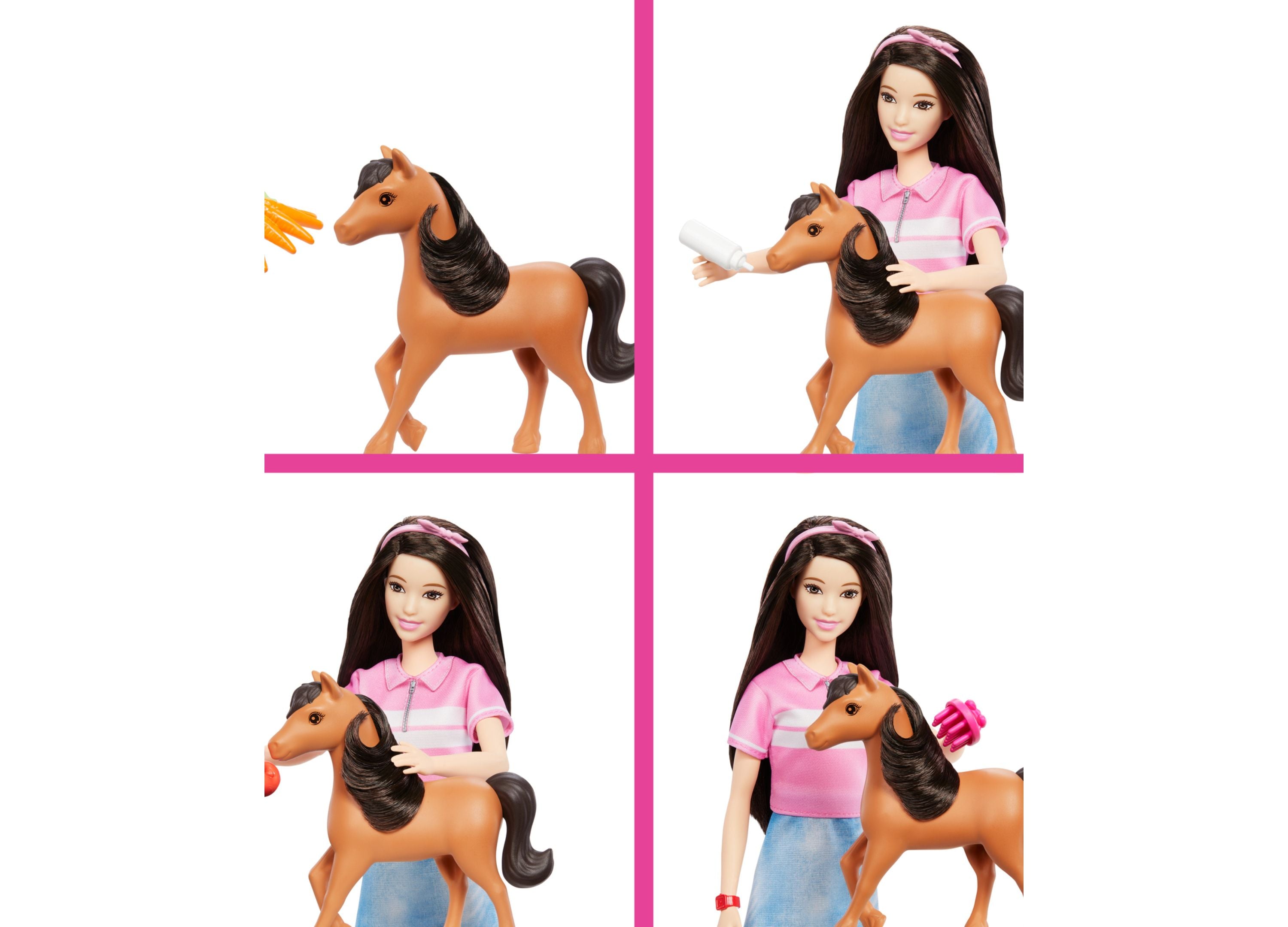 Barbie Mysteries: Renee and The Great Horse Chase Stable Playset – Interactive Dollhouse Toy for Kids, Perfect for Imaginative Play & Adventure Storytelling