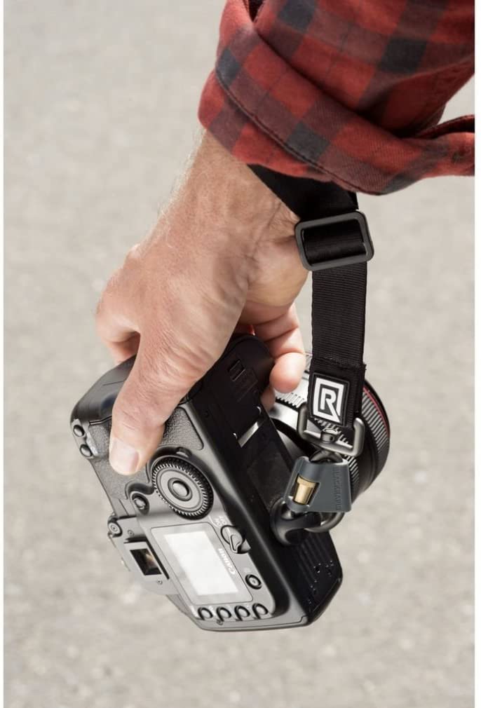 BlackRapid Wrist Camera Strap with FR-5 FastenR - Secure & Comfortable DSLR/Mirrorless Camera Wrist Strap for Photographers - Perfect for Travel, Hiking & Outdoor Photography