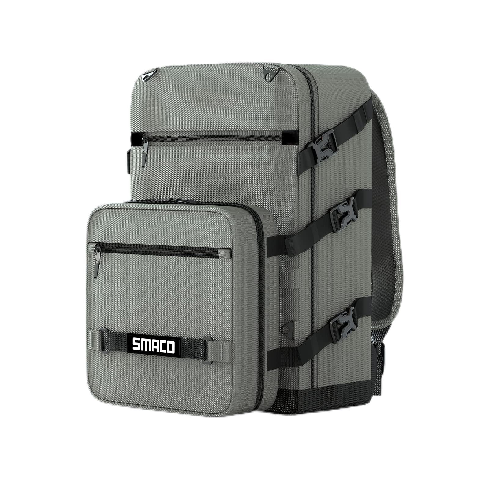 SMACO Scuba Diving Backpack with Detachable Small Bag - Waterproof Travel Backpack for Scuba Gear, Mini Tanks, Diving Mask, Snorkel & Fins - Perfect for Dive Trips, Beach Vacations & Water Sports