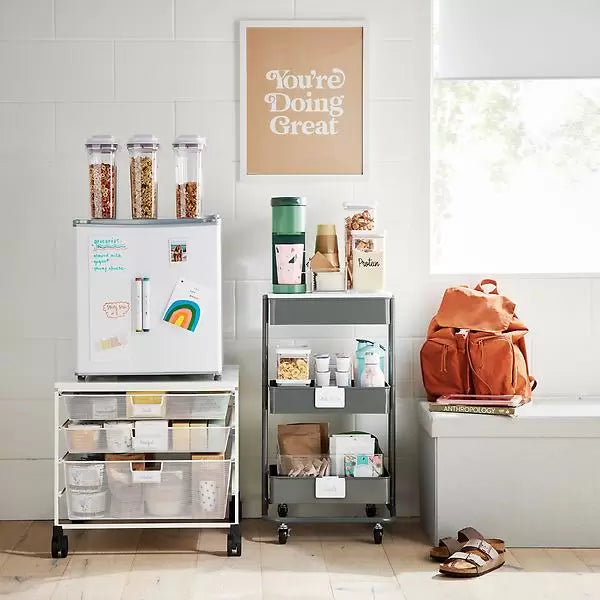 Elfa Mobile Mesh Drawers - 21.6