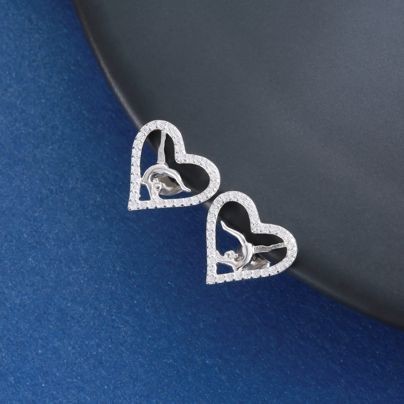 925 Sterling Silver Gymnast Stud Earrings for Women – USA Gymnastics Team Jewelry – Perfect Sporty Birthday & Christmas Gifts for Female Athletes – Ideal for Competitions, Training & Everyday Wear