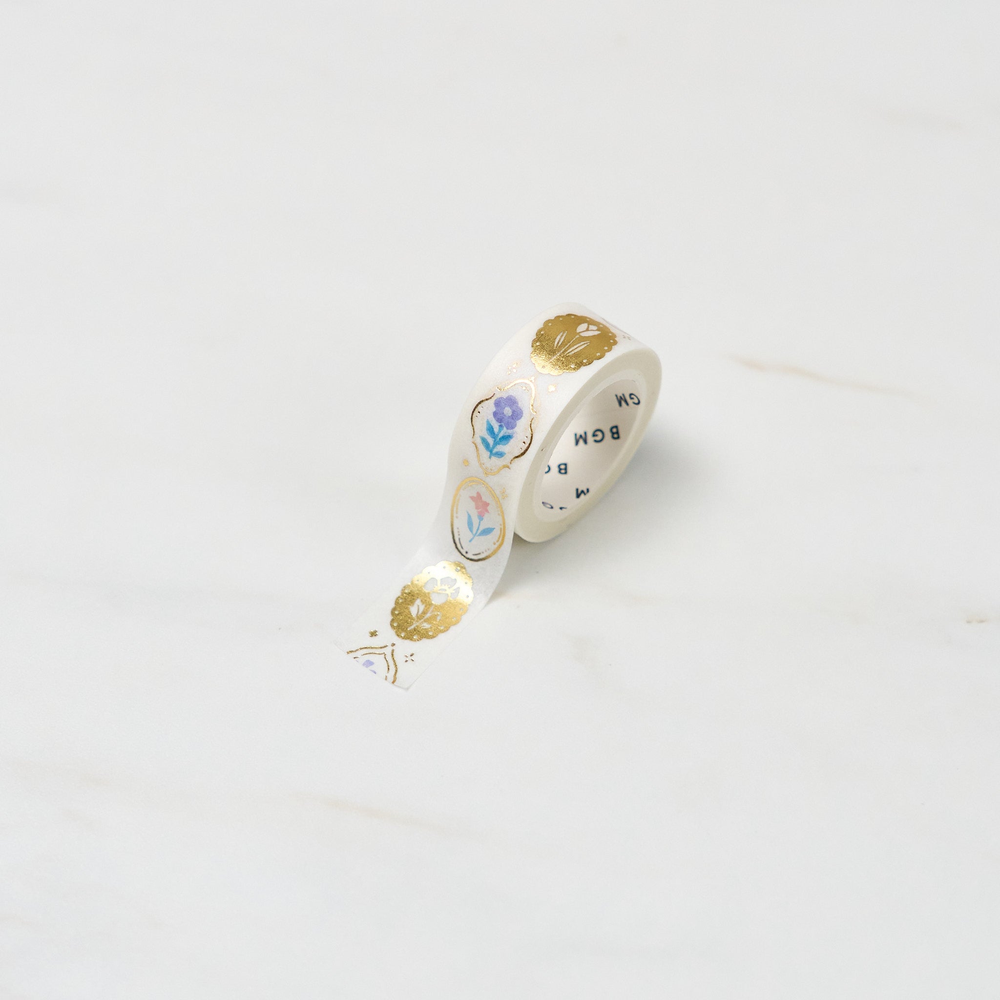 BGM Kusahana Techo Series Foil Masking Tape - Decorative Washi Tape for Scrapbooking, Journaling & DIY Crafts - Perfect for Bullet Journals, Gift Wrapping & Home Decor