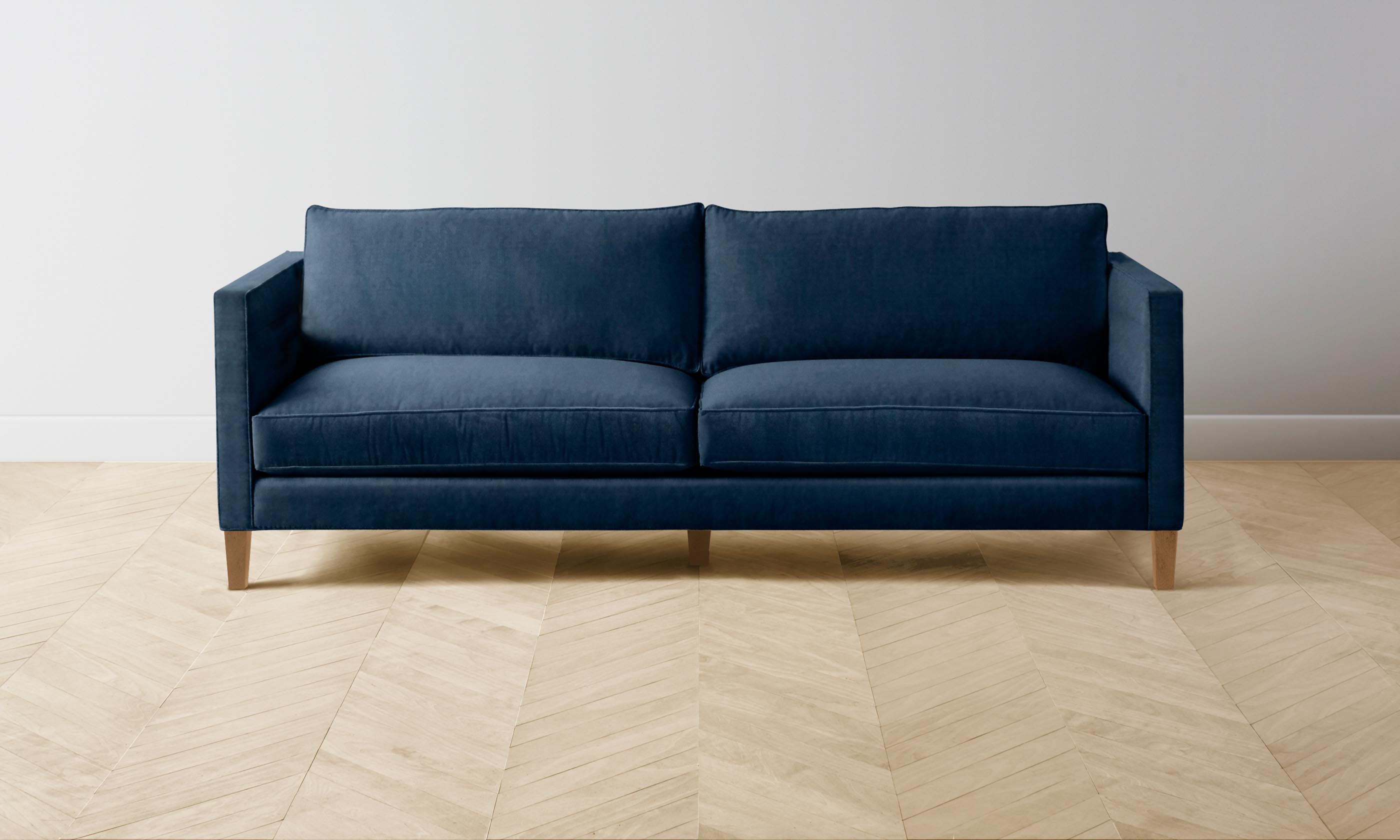 The Crosby Sectional Sofa - Luxurious Performance Velvet in Sapphire Blue - Perfect for Living Rooms, Lounges & Home Theater Seating