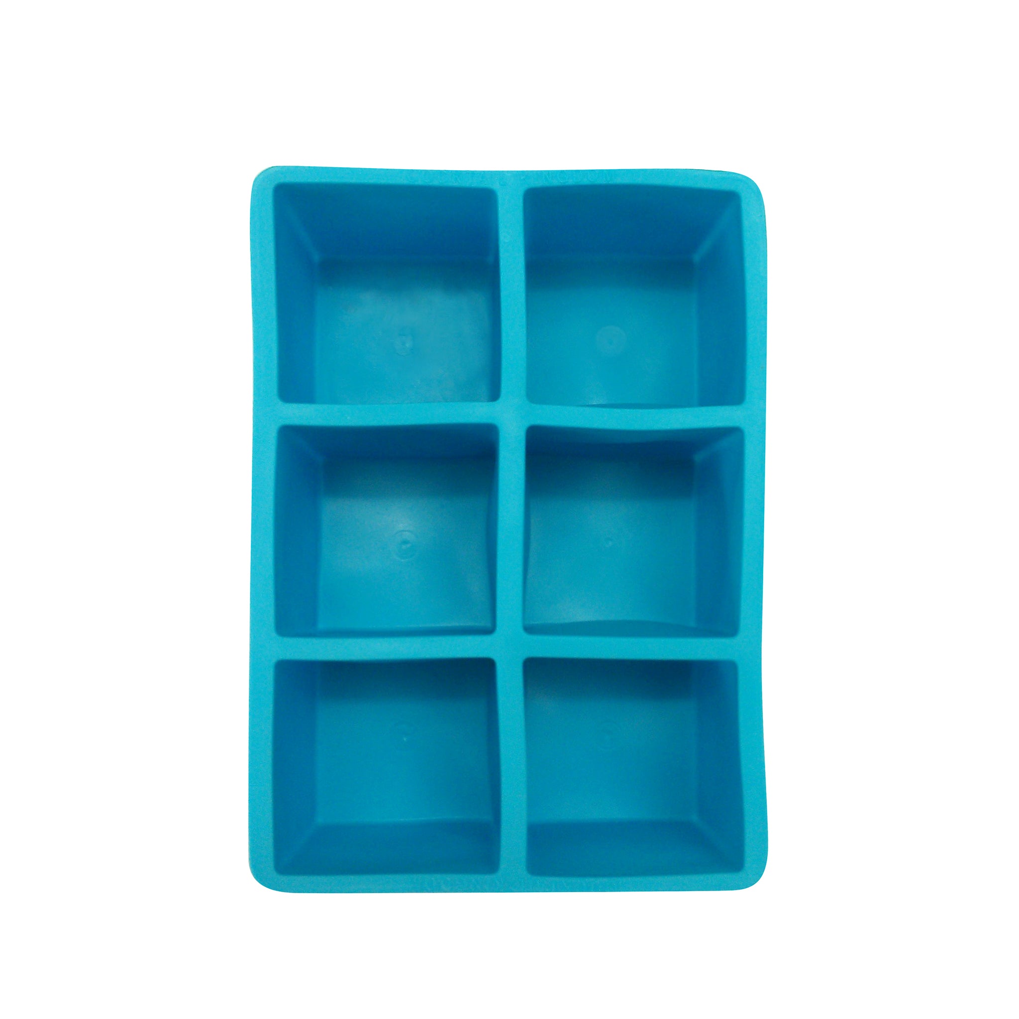 2-in-1 Square Ice Cube Tray with Lid - BPA Free Food Grade Silicone - Perfect for Cocktails, Whiskey, and Cold Drinks - Blue