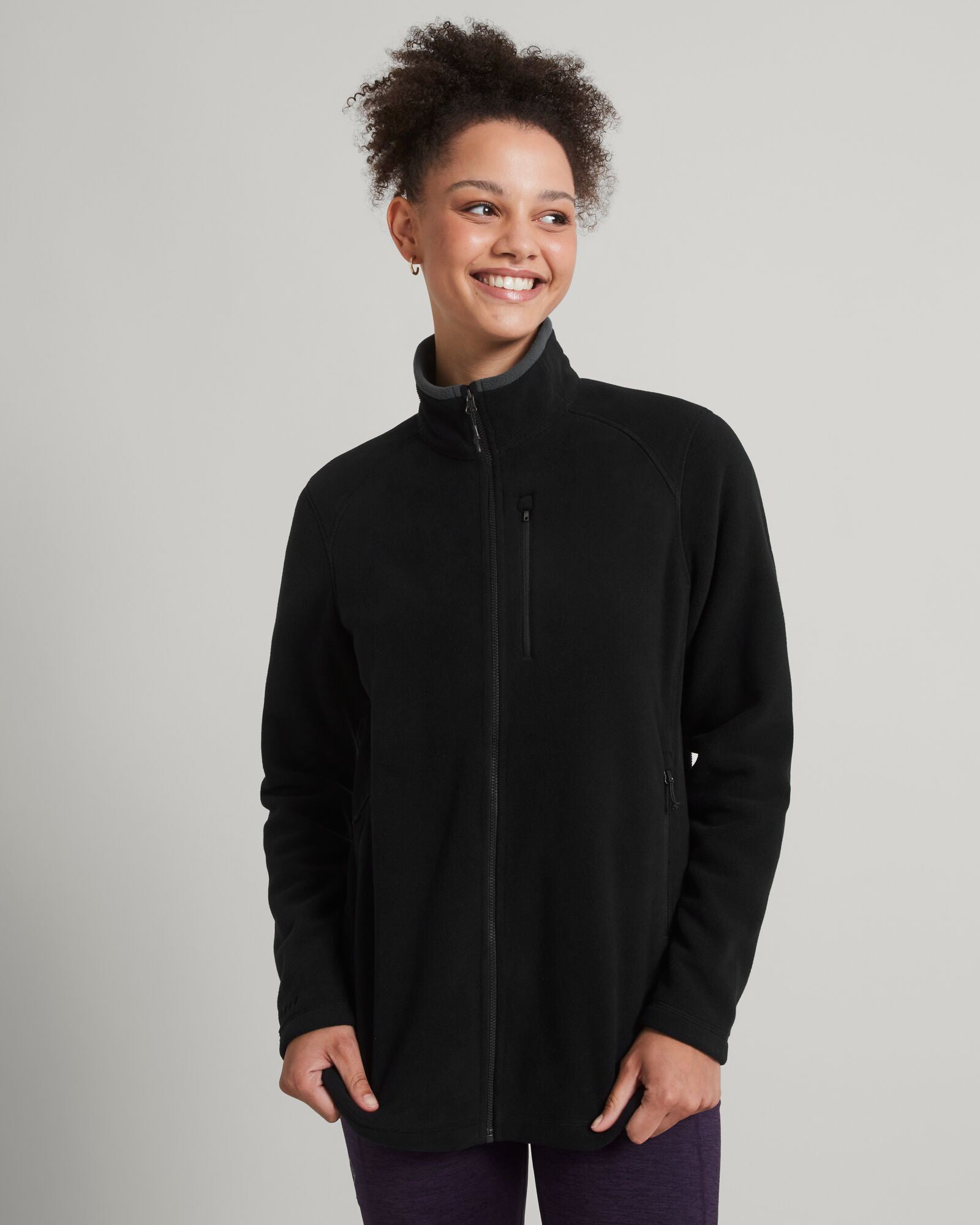Women's Ridge 200 PrimaLoft Bio Jacket - Lightweight Waterproof Winter Coat for Hiking & Outdoor Activities (Black)